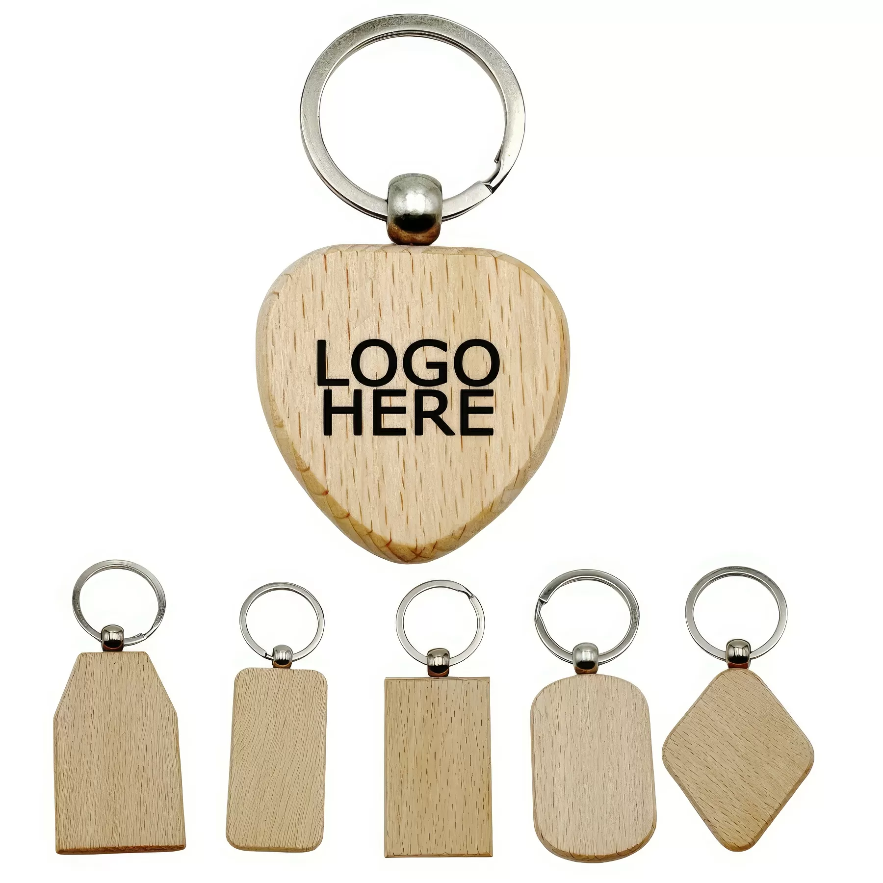 Patter Wooden Key Chains & Car Keychain