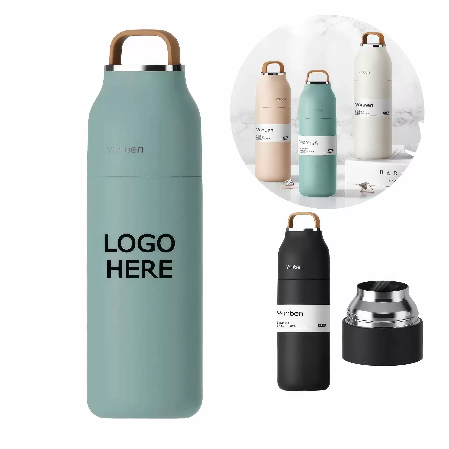 Custom Stainless Steel Camping Coffee Bottle