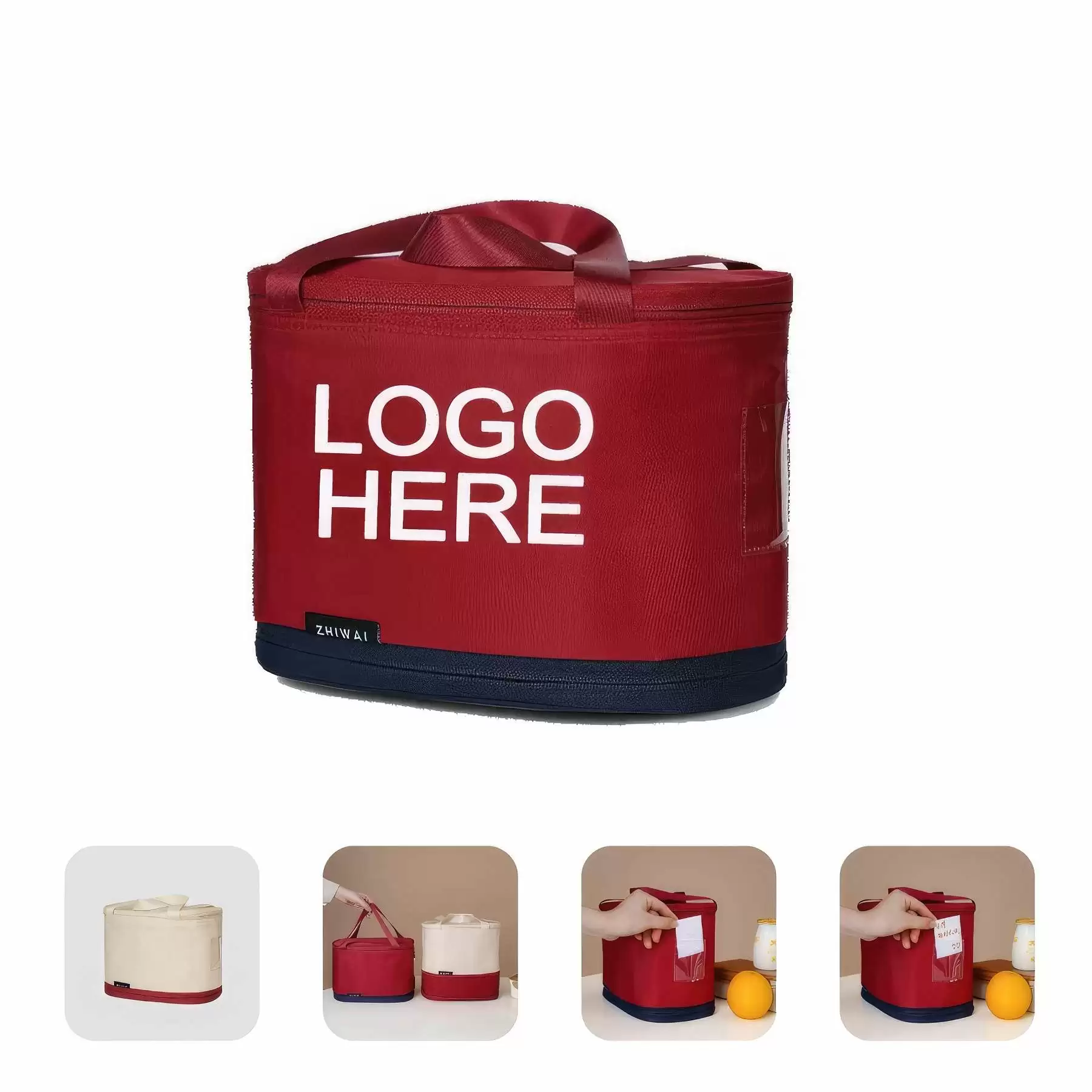 Retractable Insulated Large Capacity Bento Bag