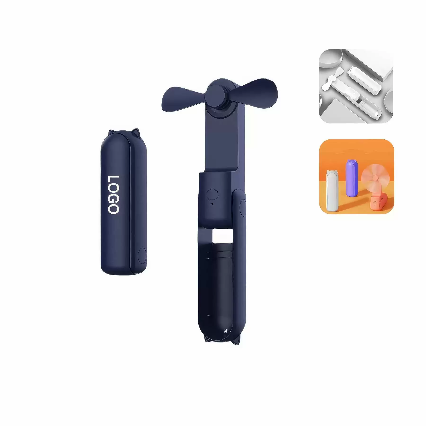 Portable USB Rechargeable Small Pocket Fan