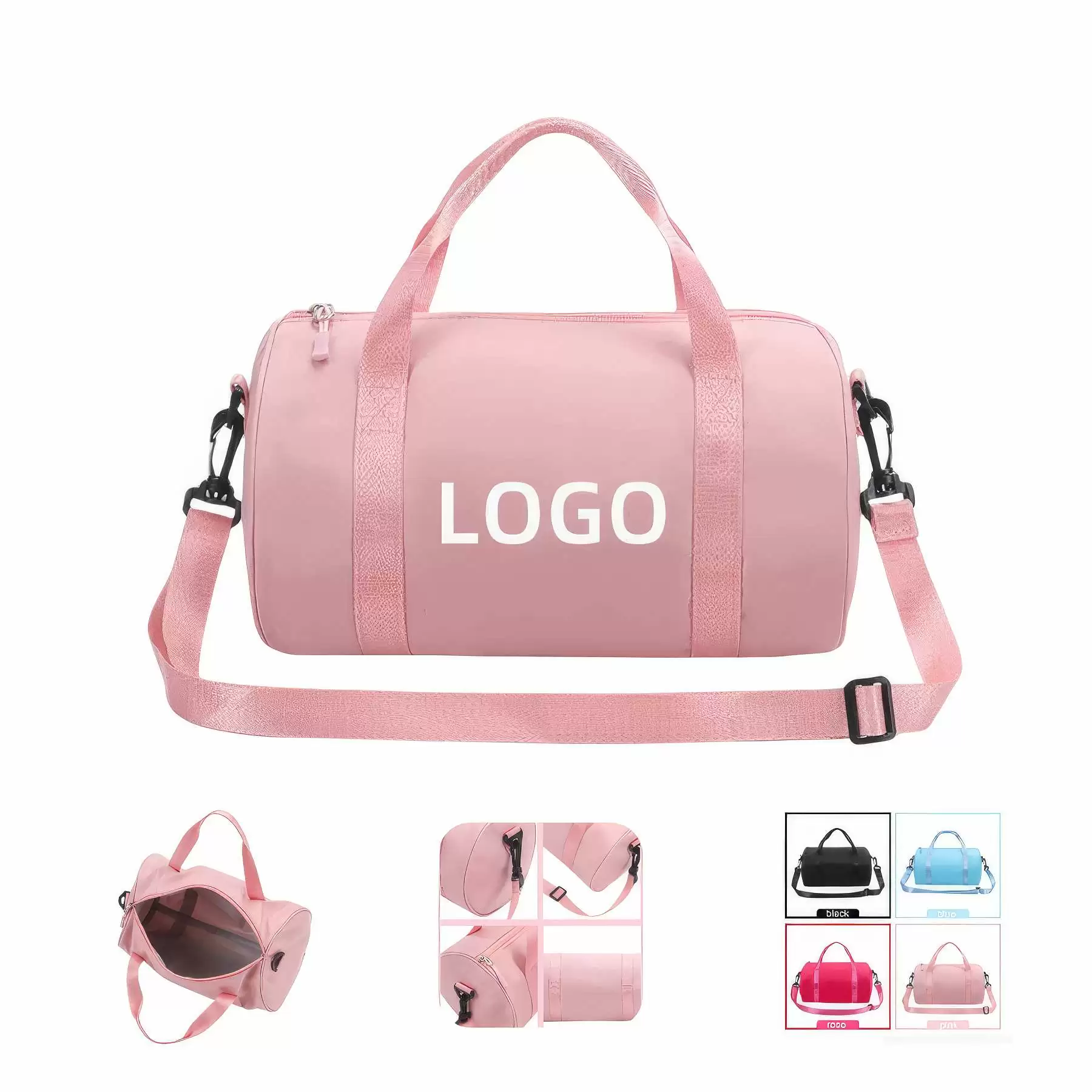 Water Resistant Nylon Canvas Duffel Bag