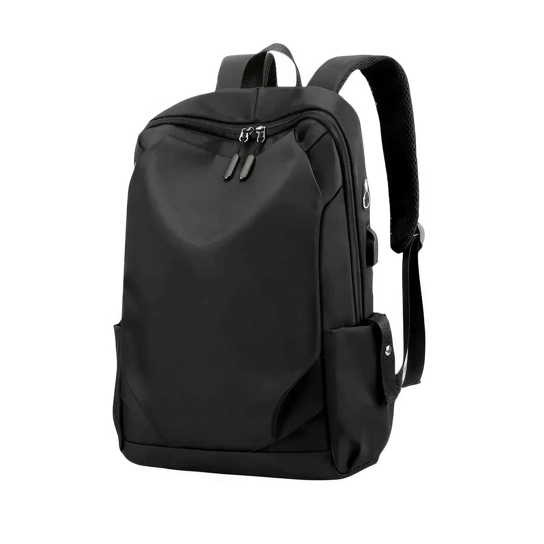 Travel Business Nylon Backpack with USB Charging Port - Image 2