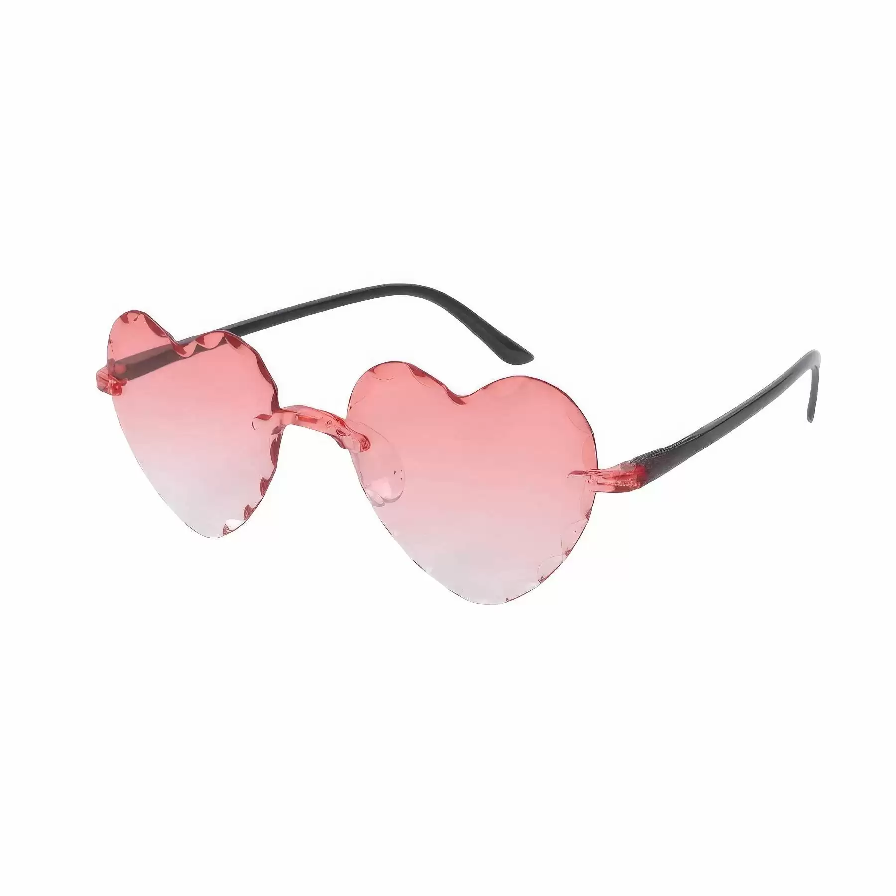 Rimless Heart Shaped sunglasses - Image 2
