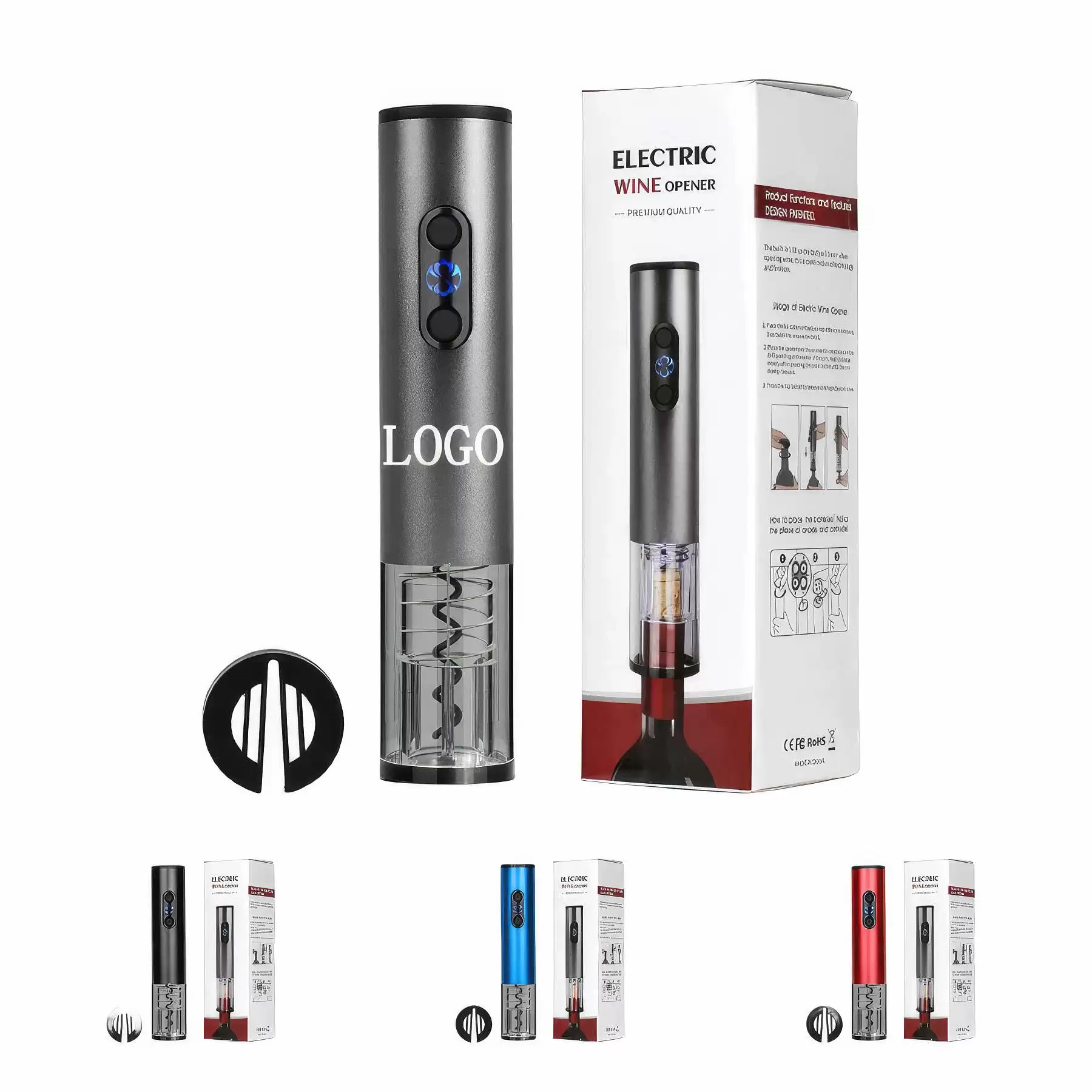 Custom Wine Bottle Opener with Foil Cutter