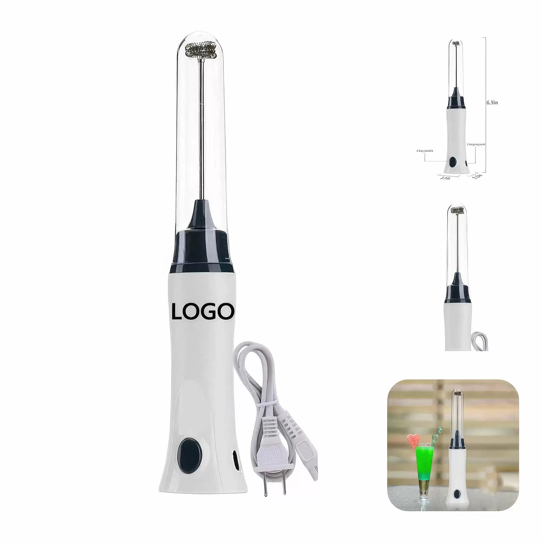 Rechargeable Milk Frother Handheld Foam Maker