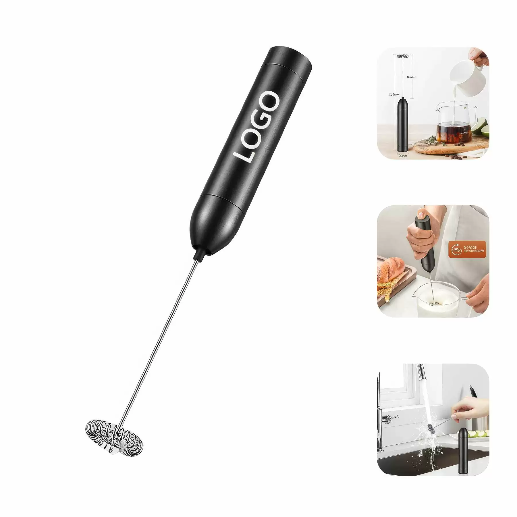 Handheld Foam Maker Rechargeable Milk Frother