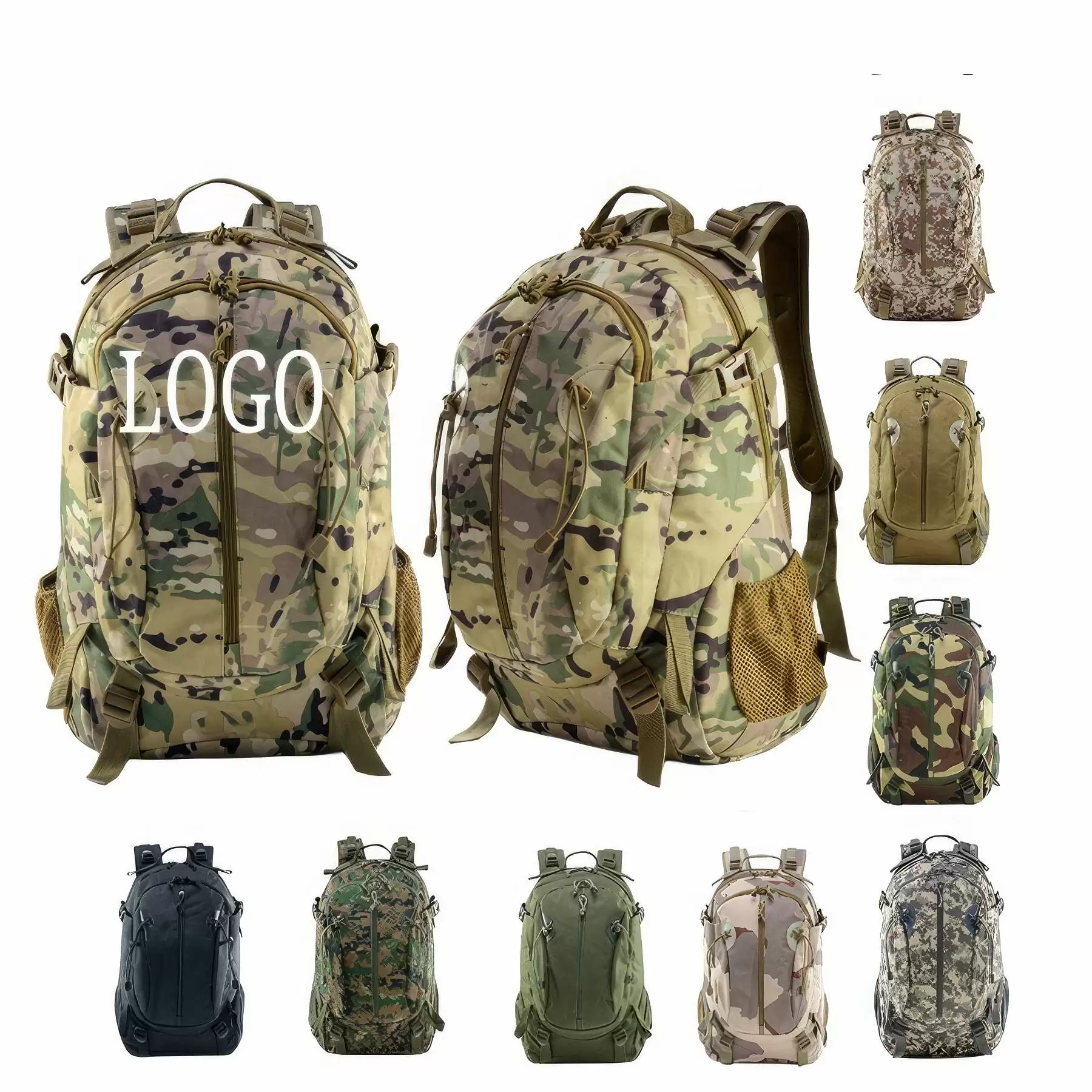 Camouflage Bag Sports Backpacks Outdoor Mountaineering