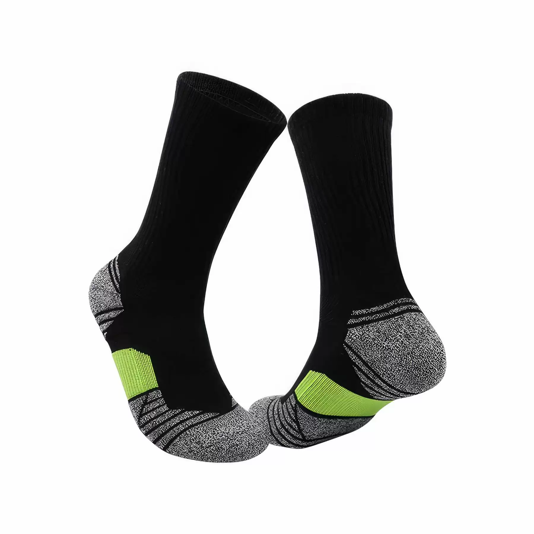 Men's Cushioned Sports Crew Socks - Image 2