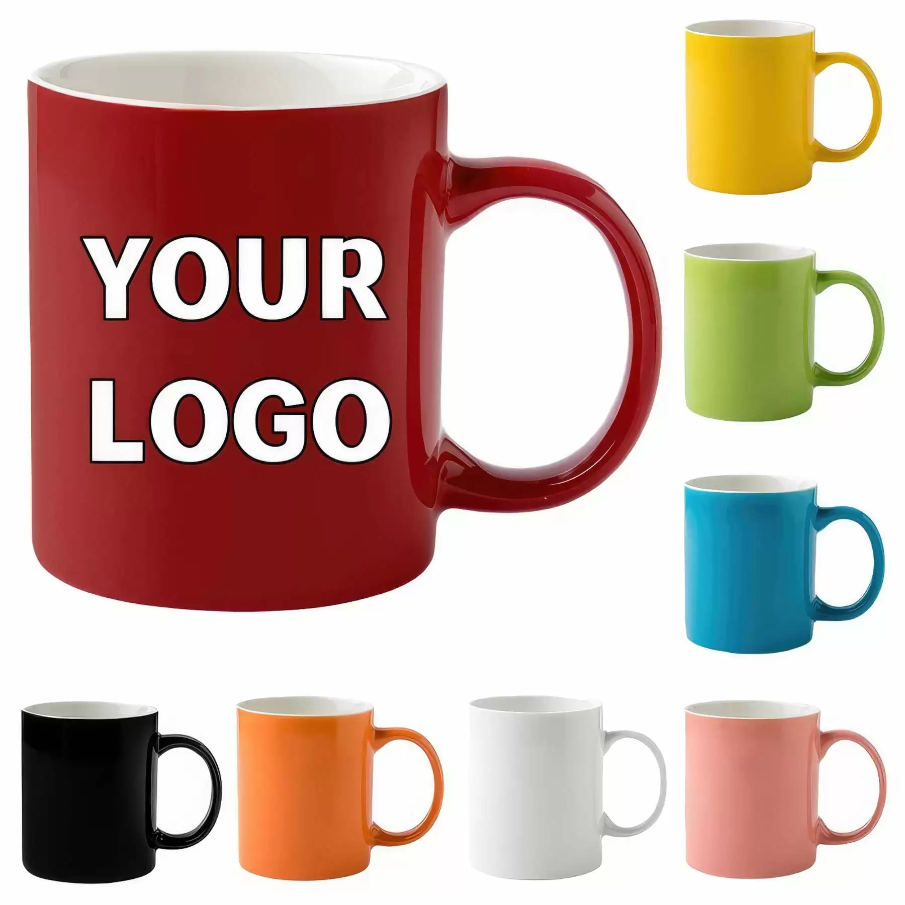 12 oz. Advertising Ceramic Mugs for Coffee Tea Milk Juice