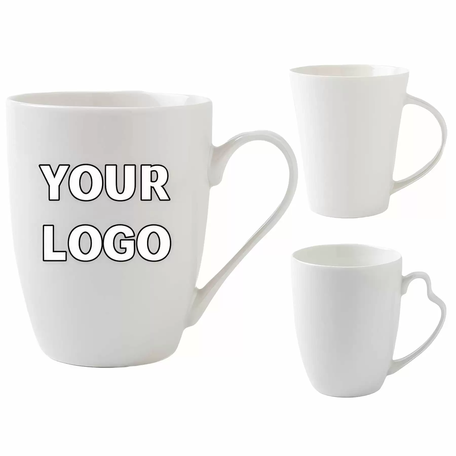 11 oz. Advertising Ceramic Mugs for Milk Juice