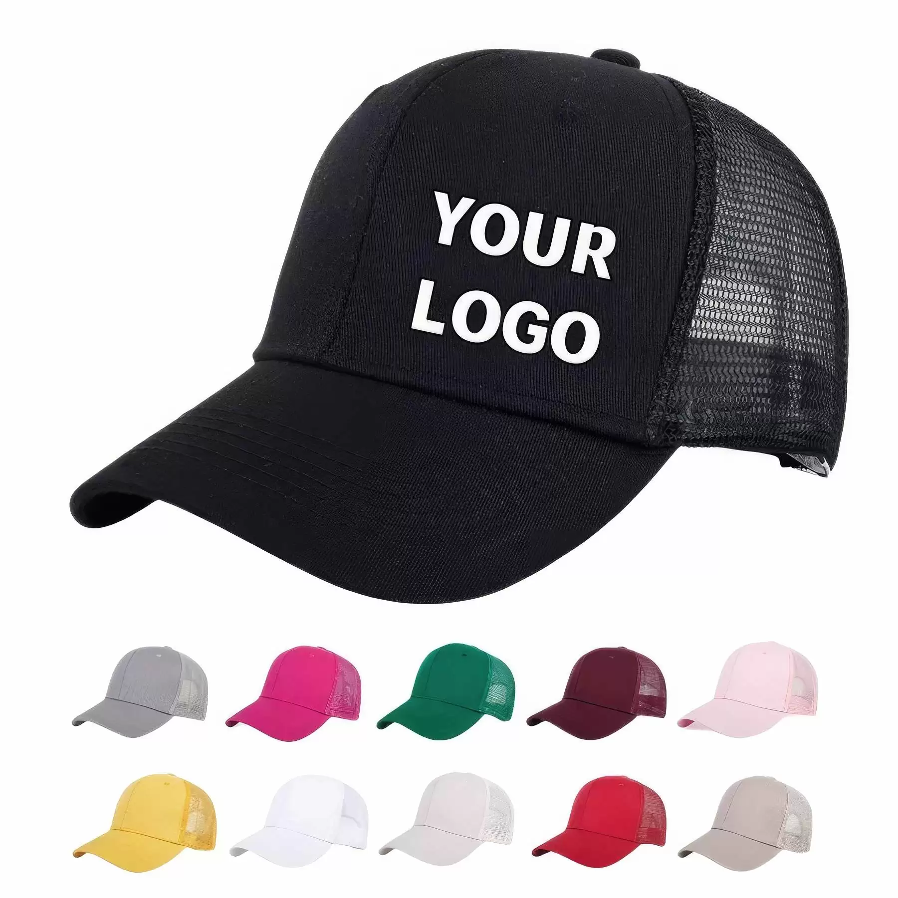 Breathable Trucker Hats with Mesh