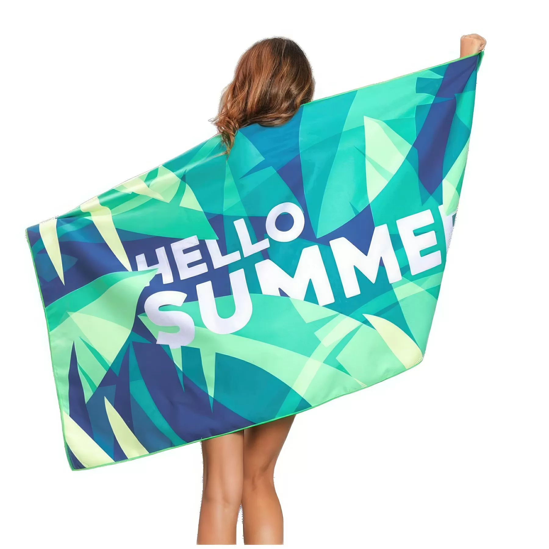 Full Color Beach Towel - 31.5'' x 63'' - Image 2