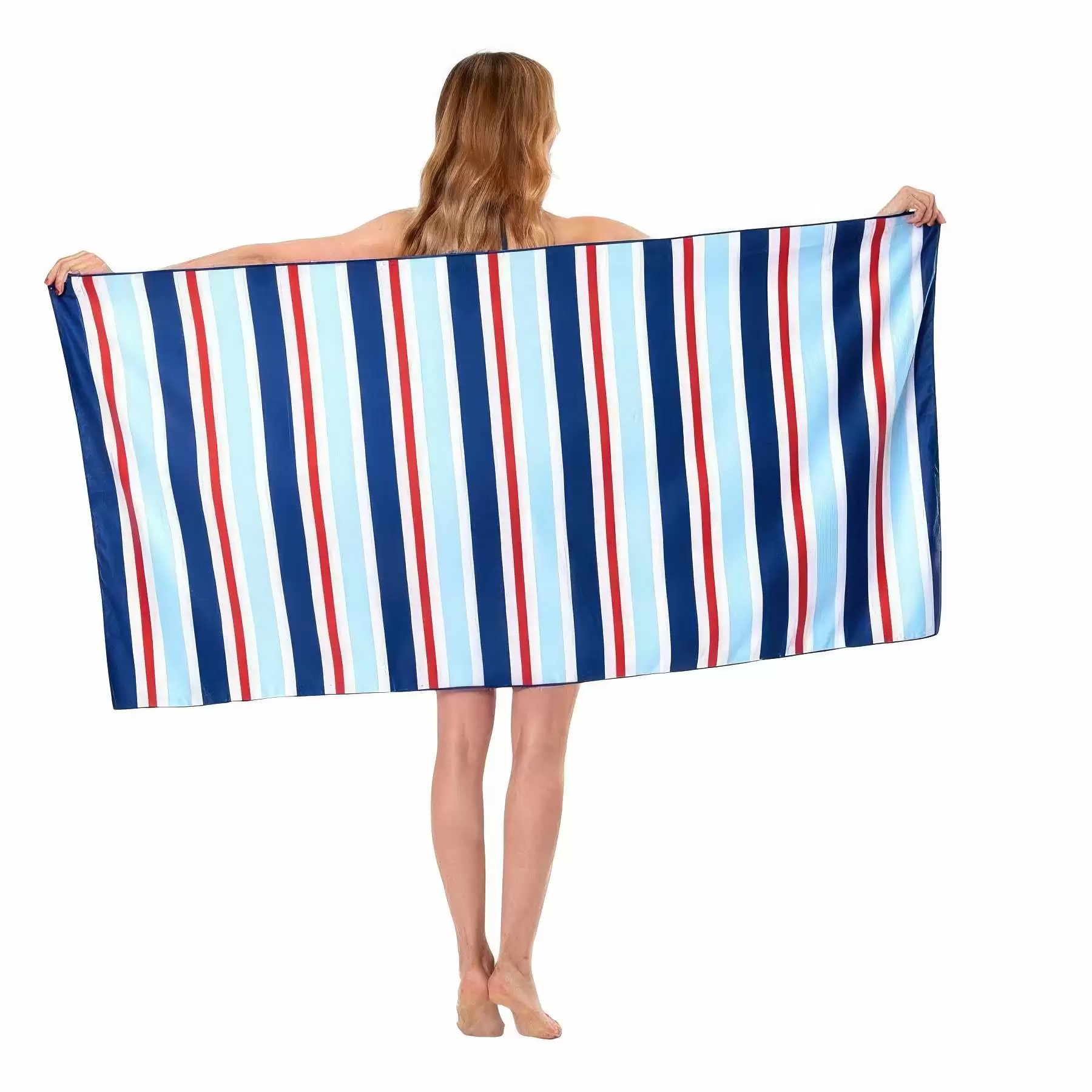 Sublimated Microfiber Beach Towel - 31.5'' x 63'' - Image 2