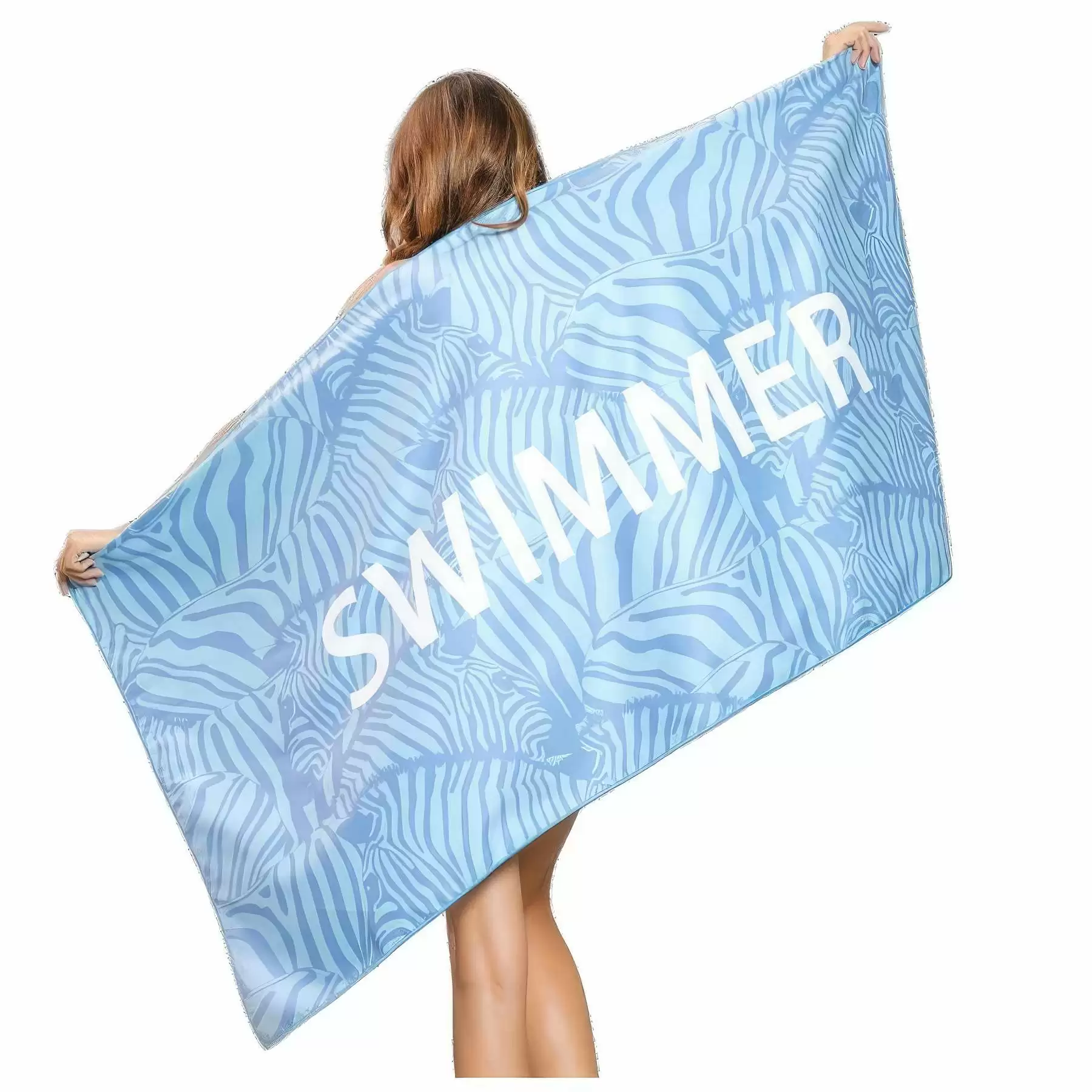 Quick Dry Microfiber Beach Towel - 31.5'' x 63'' - Image 2