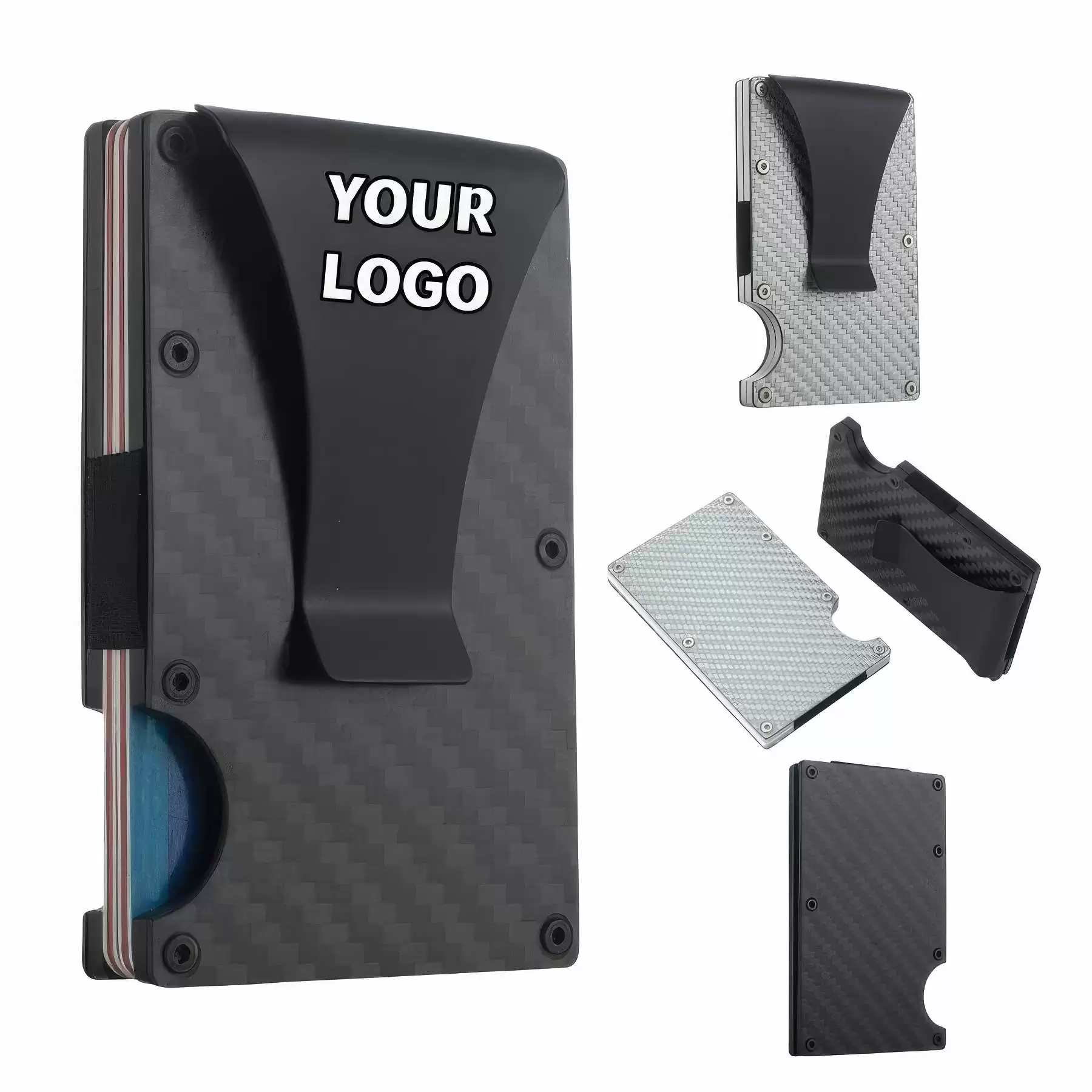 Rfid Blocking Carbon Fibre Card Holder Wallet