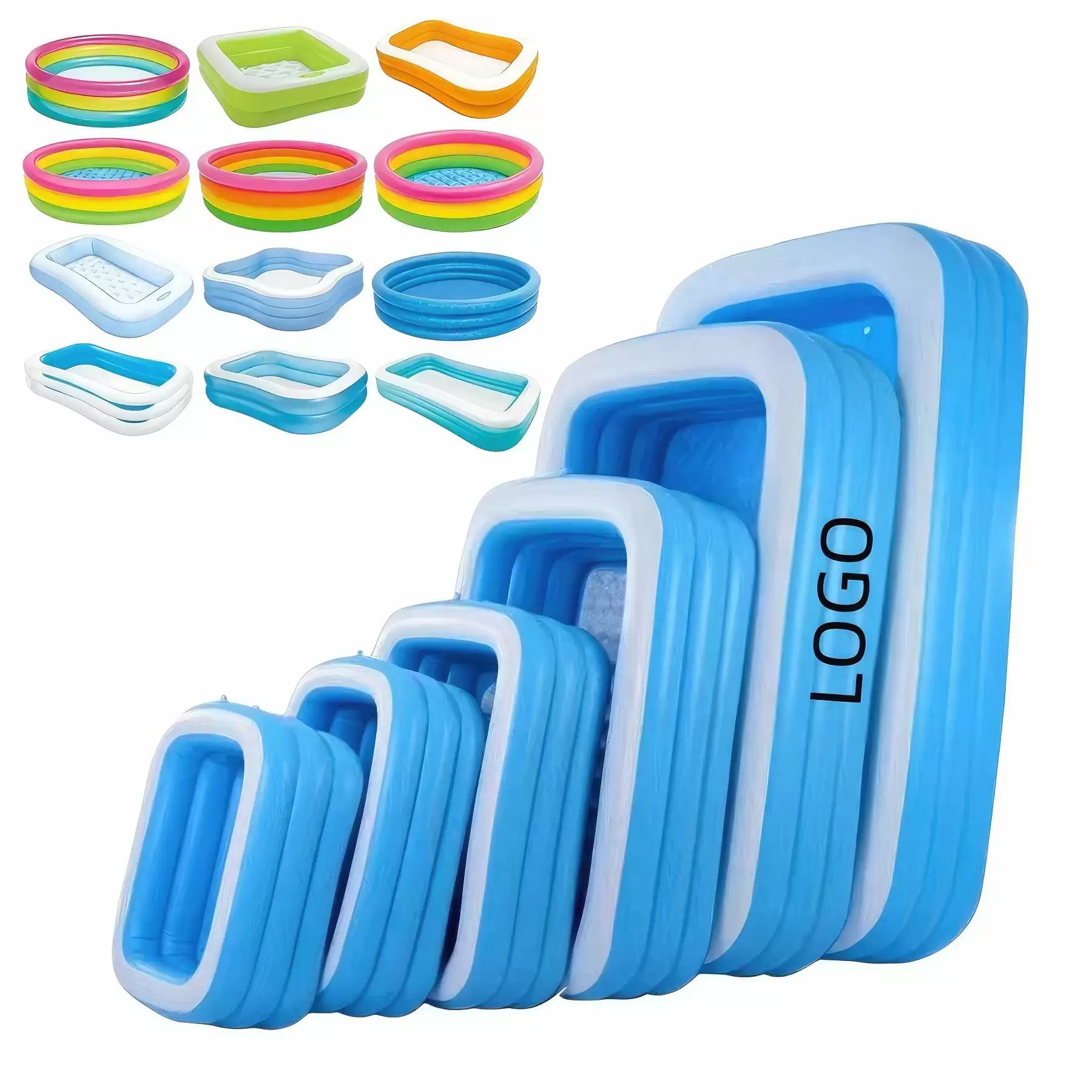 Custom Blow Up Thickened Inflatable Swimming Pool