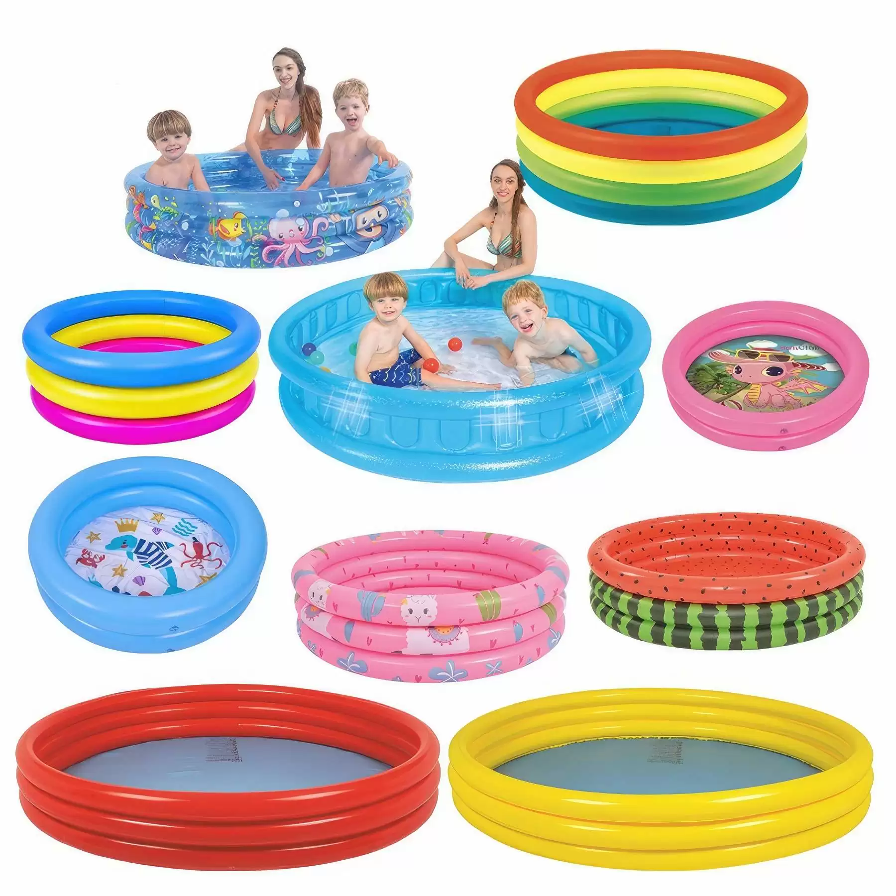 Custom Blow Up Thickened Inflatable Swimming Pool for Kids - Image 2