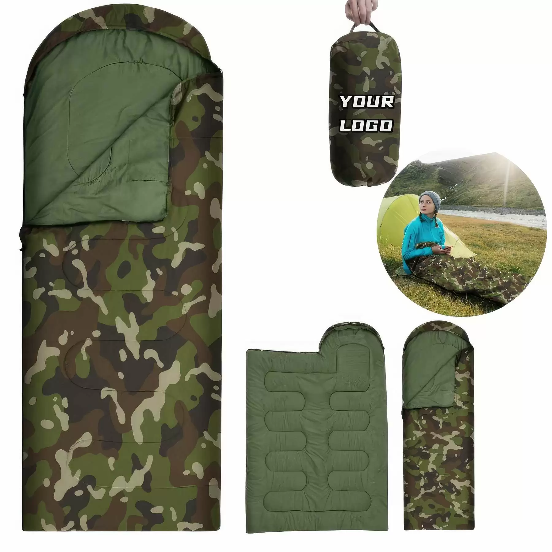 Camo Sleeping Bags for Adults