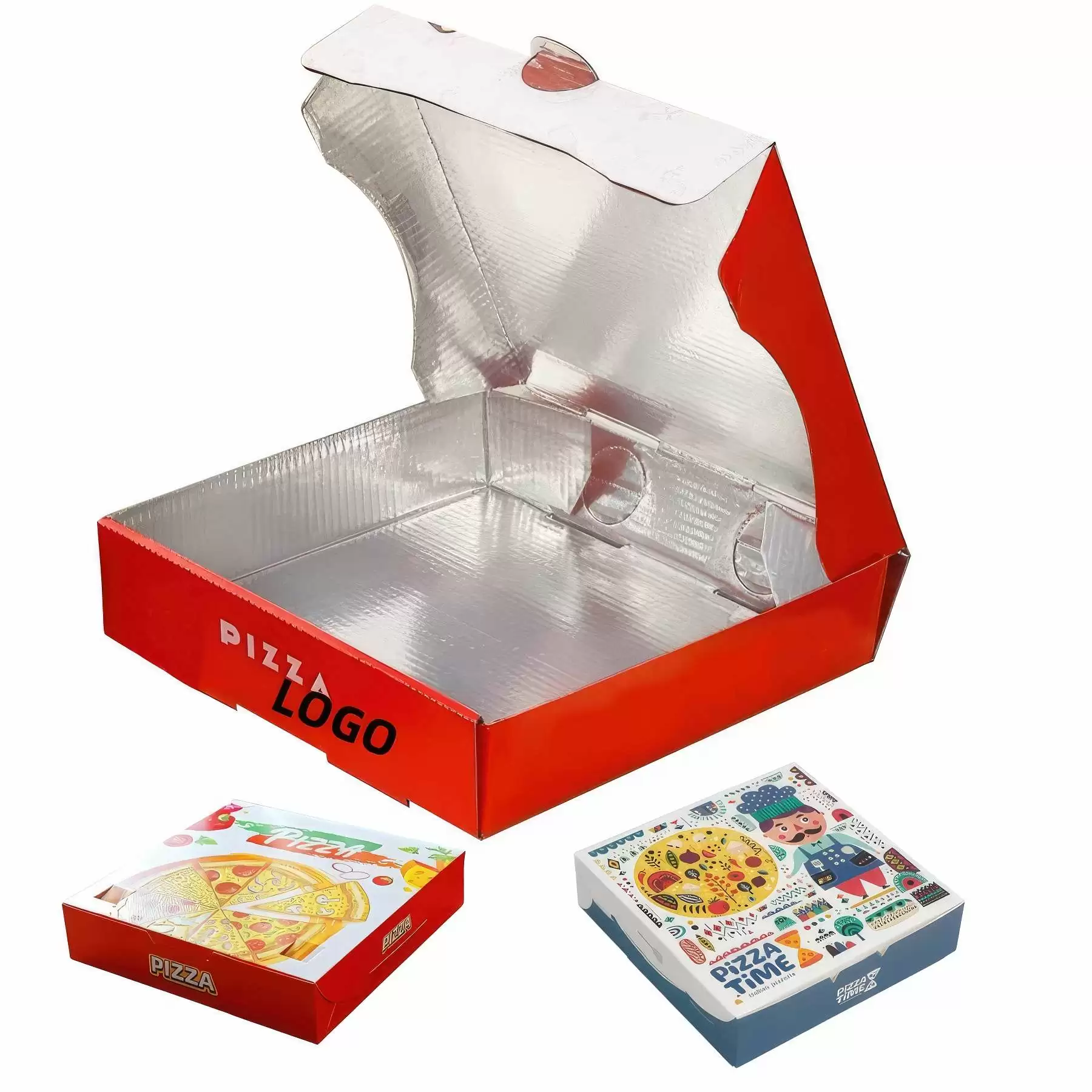 Aluminum Foil Pizza Box Customization