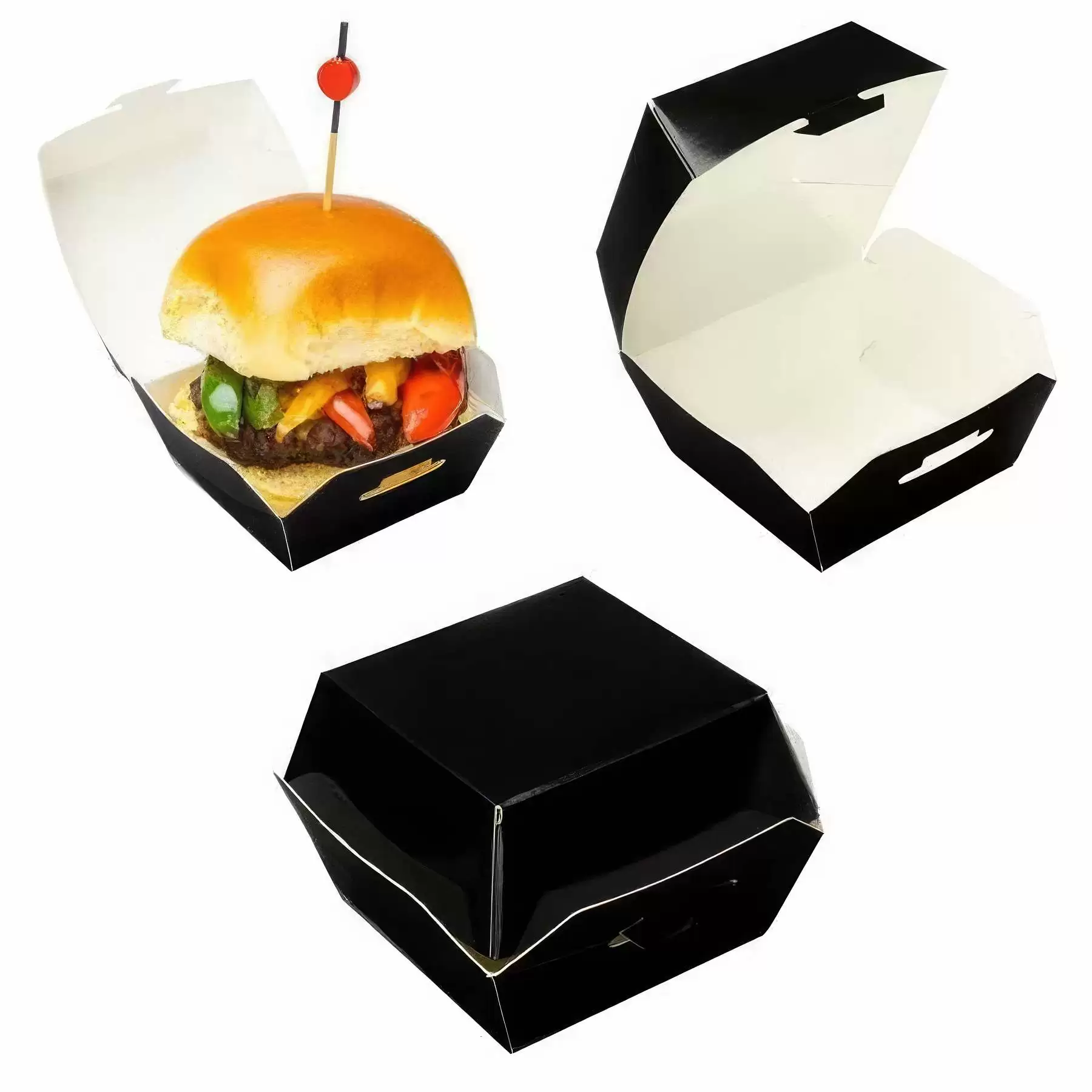 Disposable Burger Box Custom Printed - Image 2