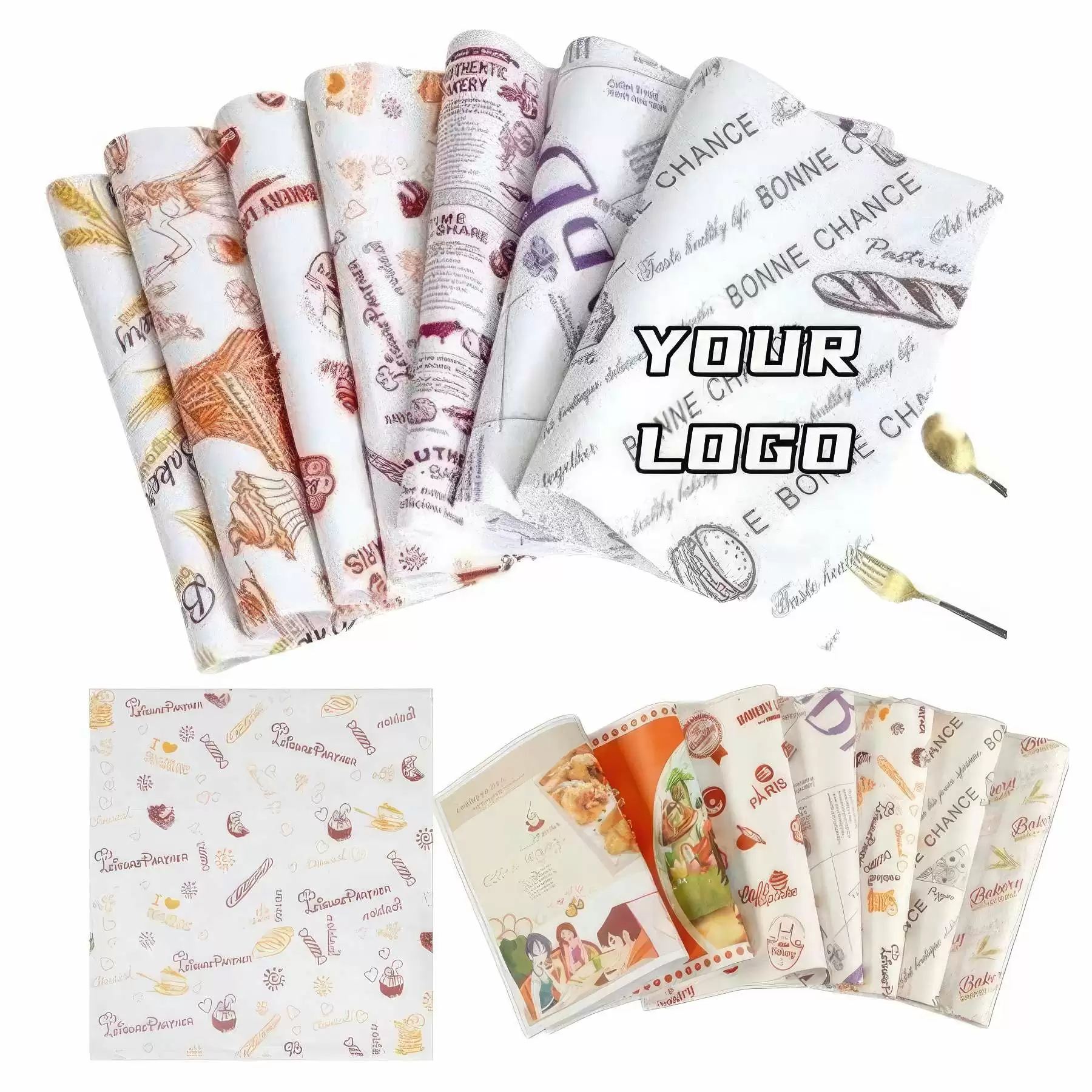 Grease Resistant Hamburger Wrap Paper