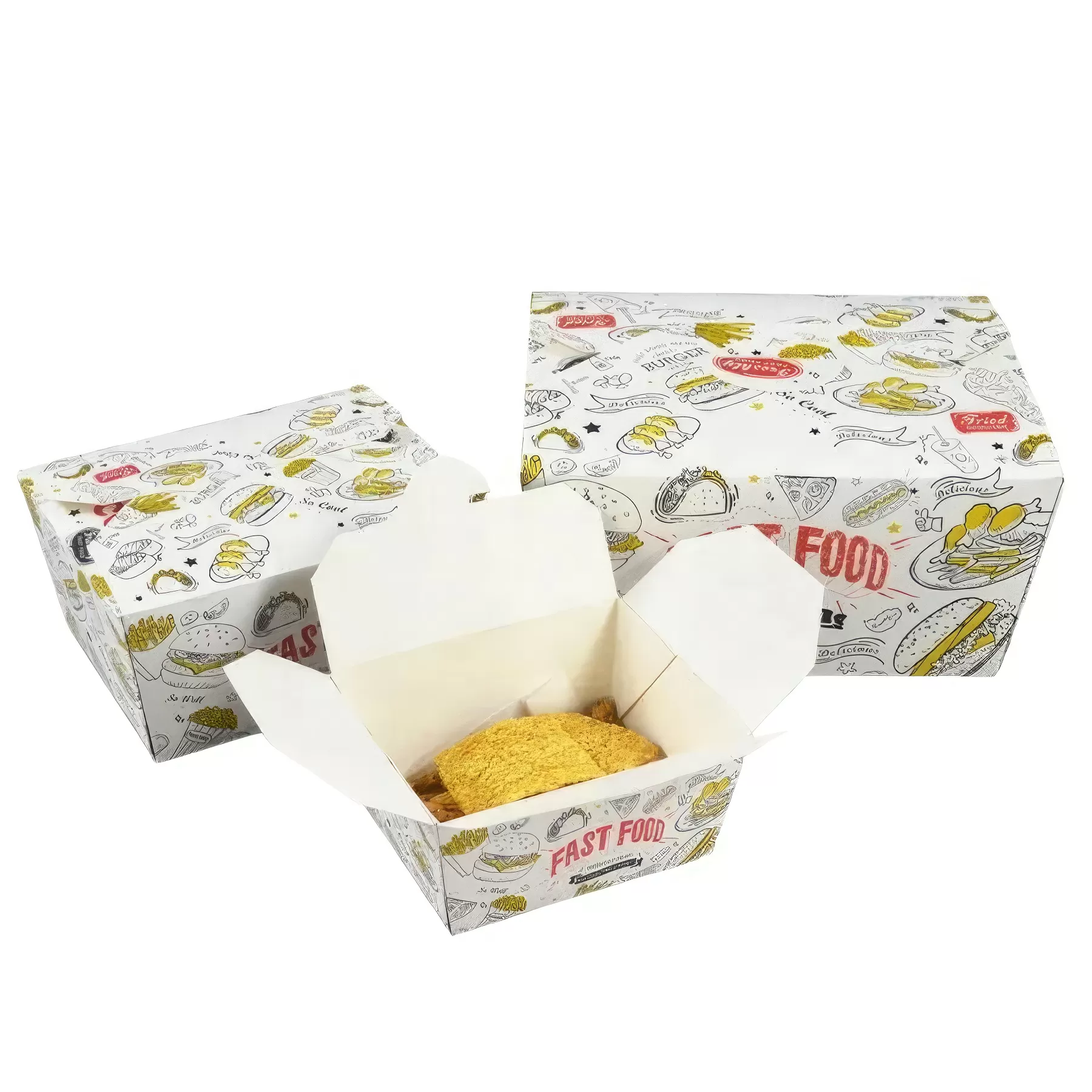 Custom Printed French Fries Paper Boxes - Image 2