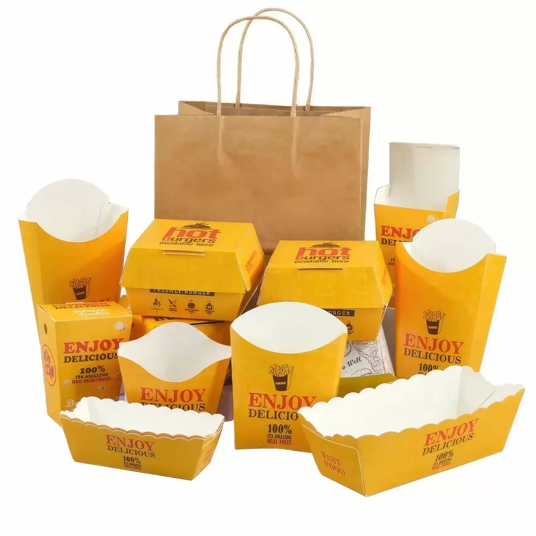 Custom Printed Fast Food Packaging Boxes - Image 2