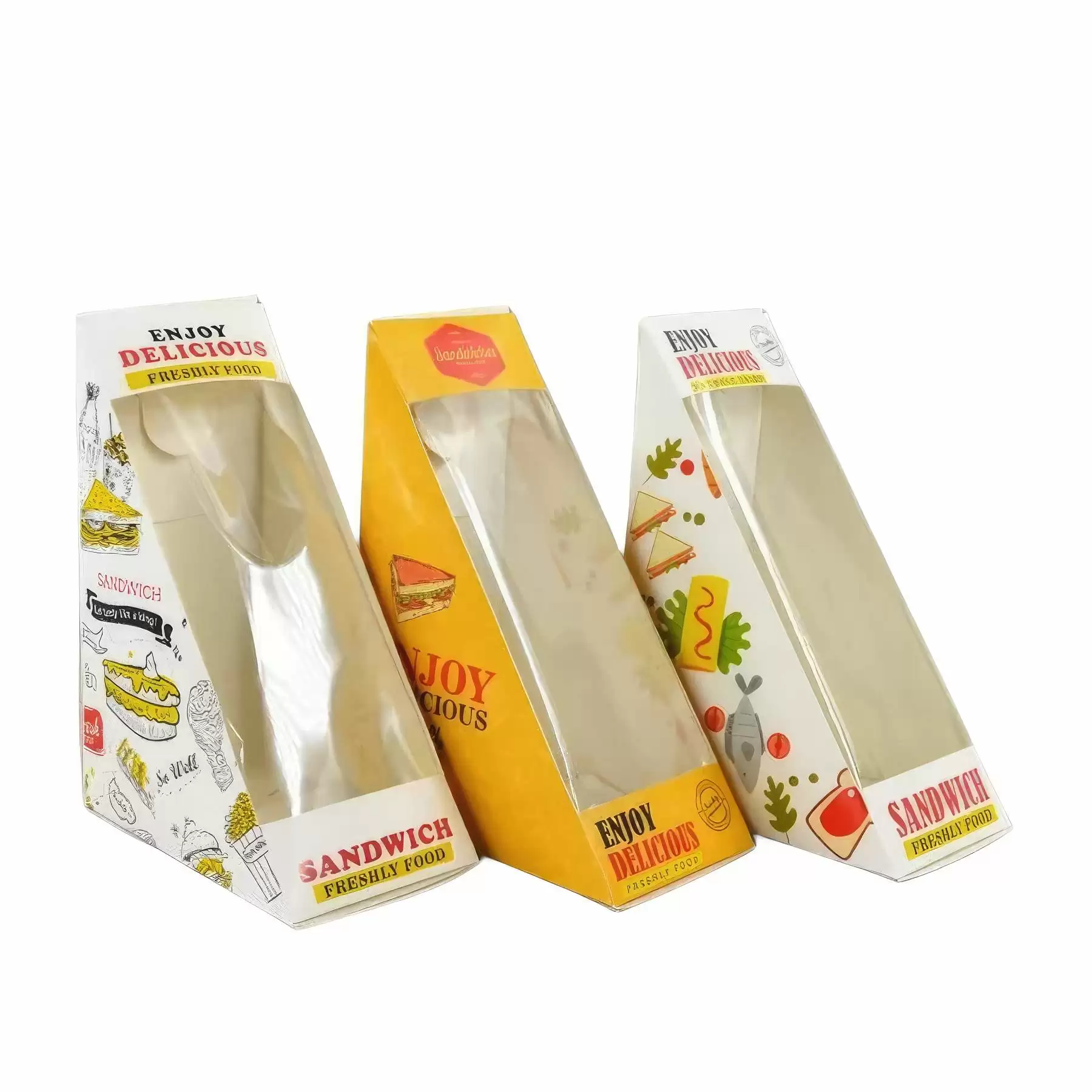 Custom Printed Takeout Packaging Kraft Paper Boxes - Image 2