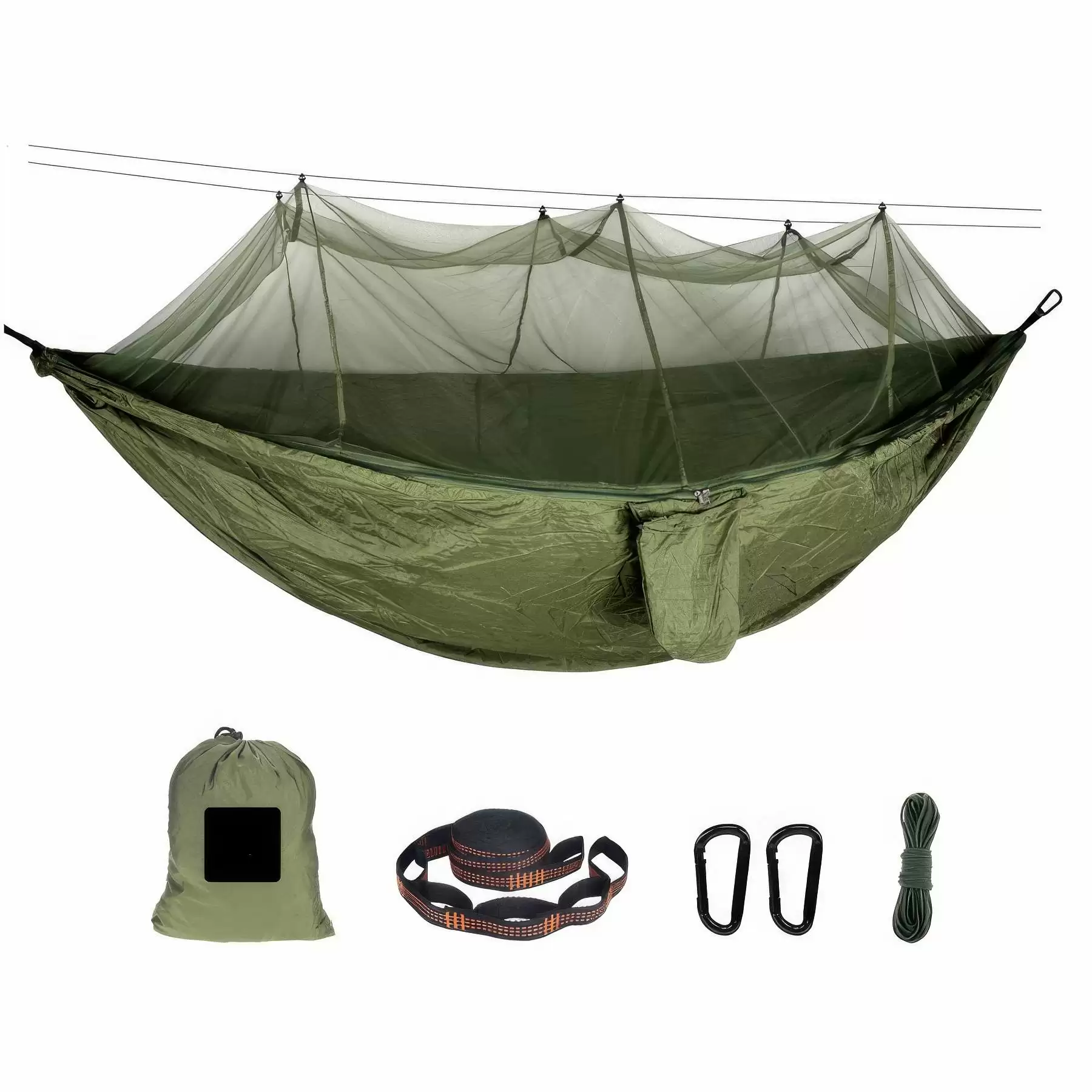 Camping Hammock with Anti-Mosquito Net - Image 2