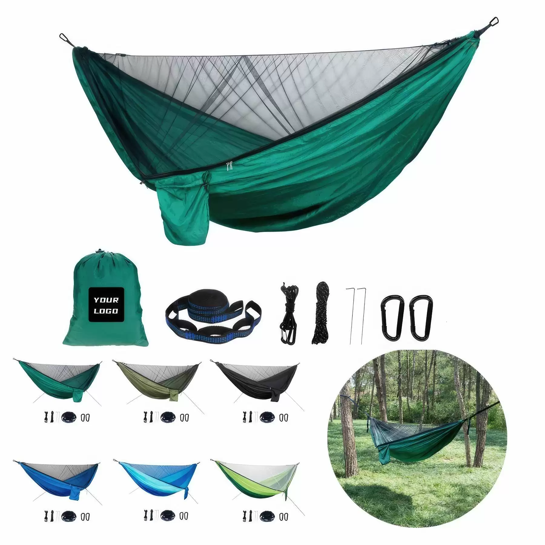 Portable Single Camping Hammock
