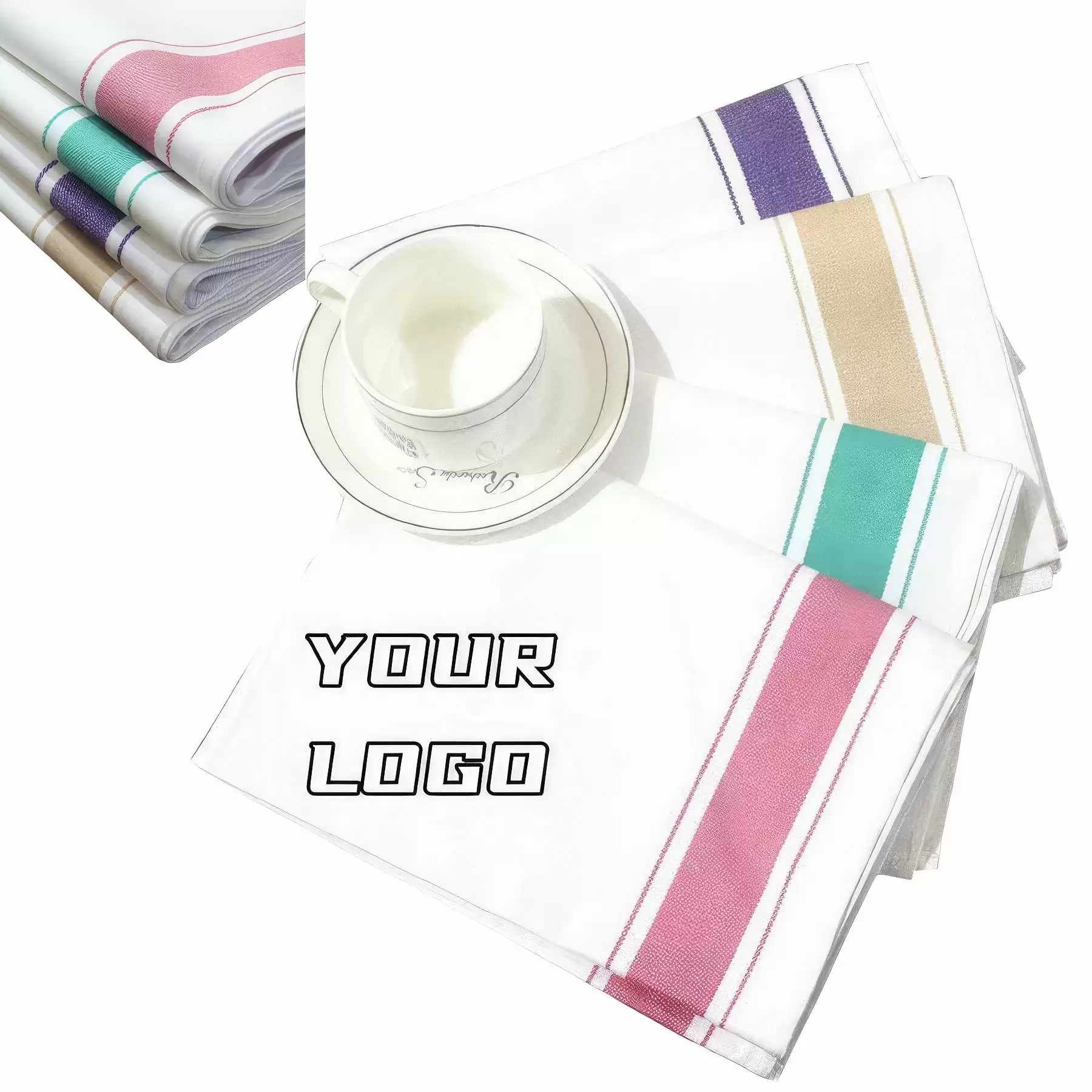 Thickened Cotton Napkins - 19.69'' x 27.56''