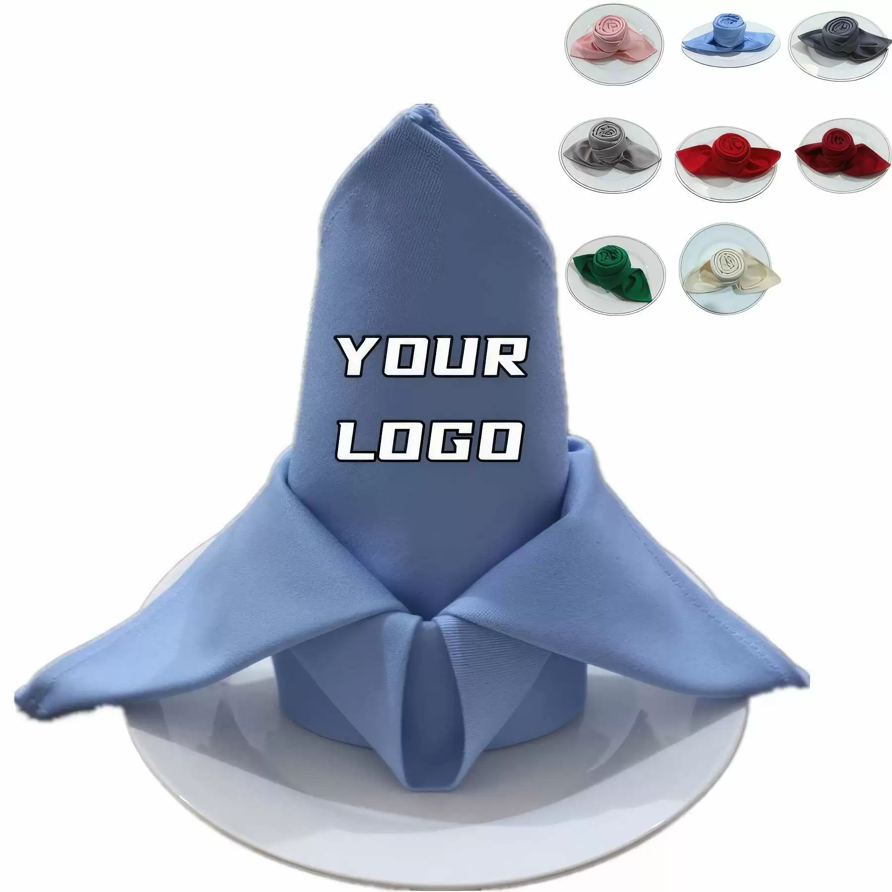 Custom Logo Cotton Napkins - 18.5'' x 18.5''