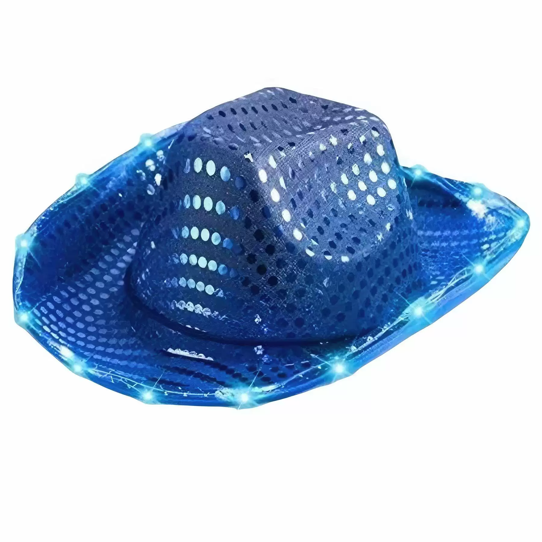 LED Flashing Cowboy Hat - Image 2