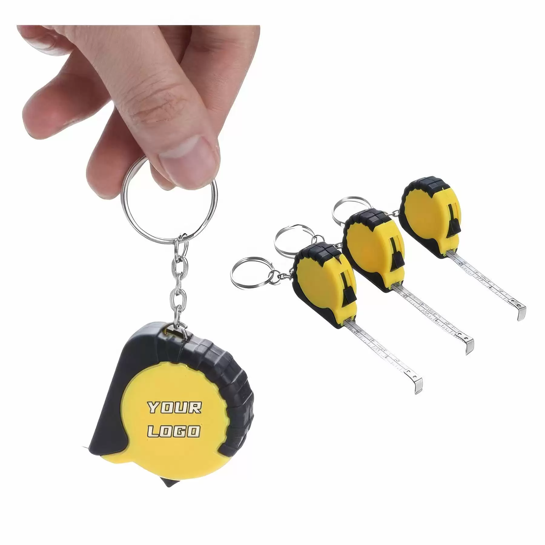 Portable Mini Tape Measure with Keychain