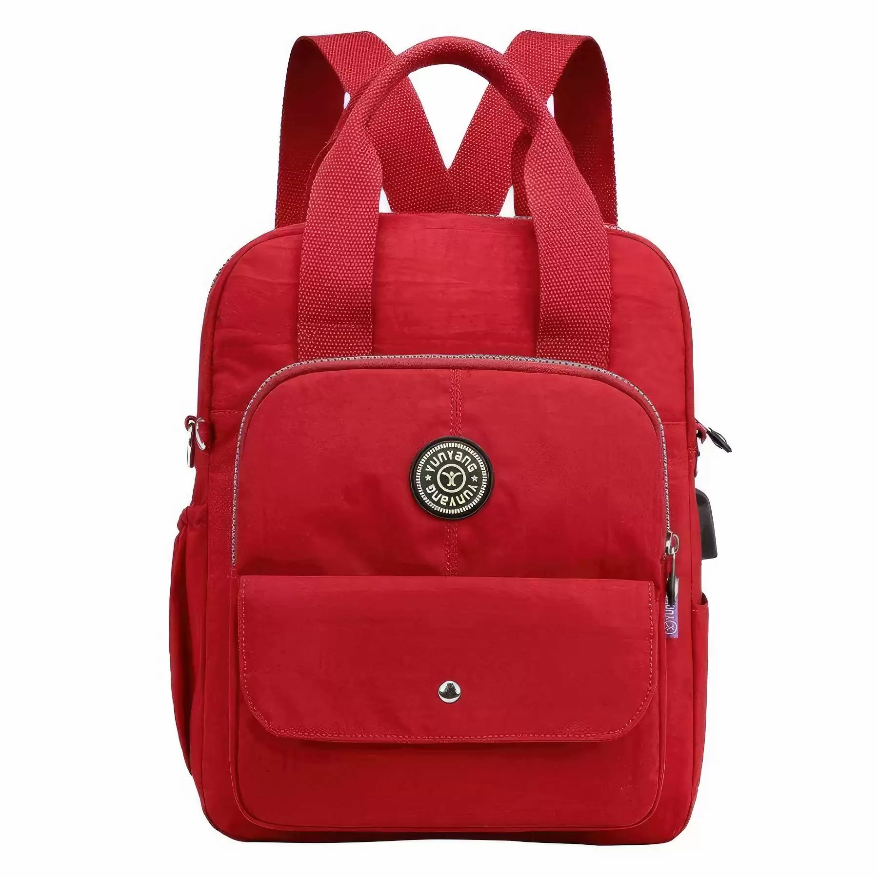 Multifunctional Women's Leisure Backpacks with Usb Port - Image 2