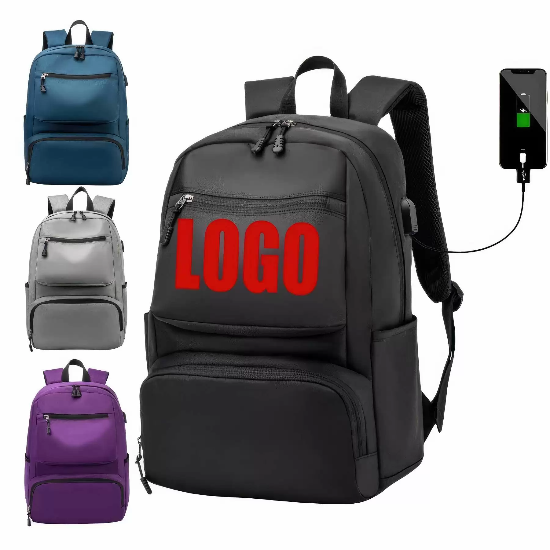 Mountaineering Leisure Travel Bags with USB Interface