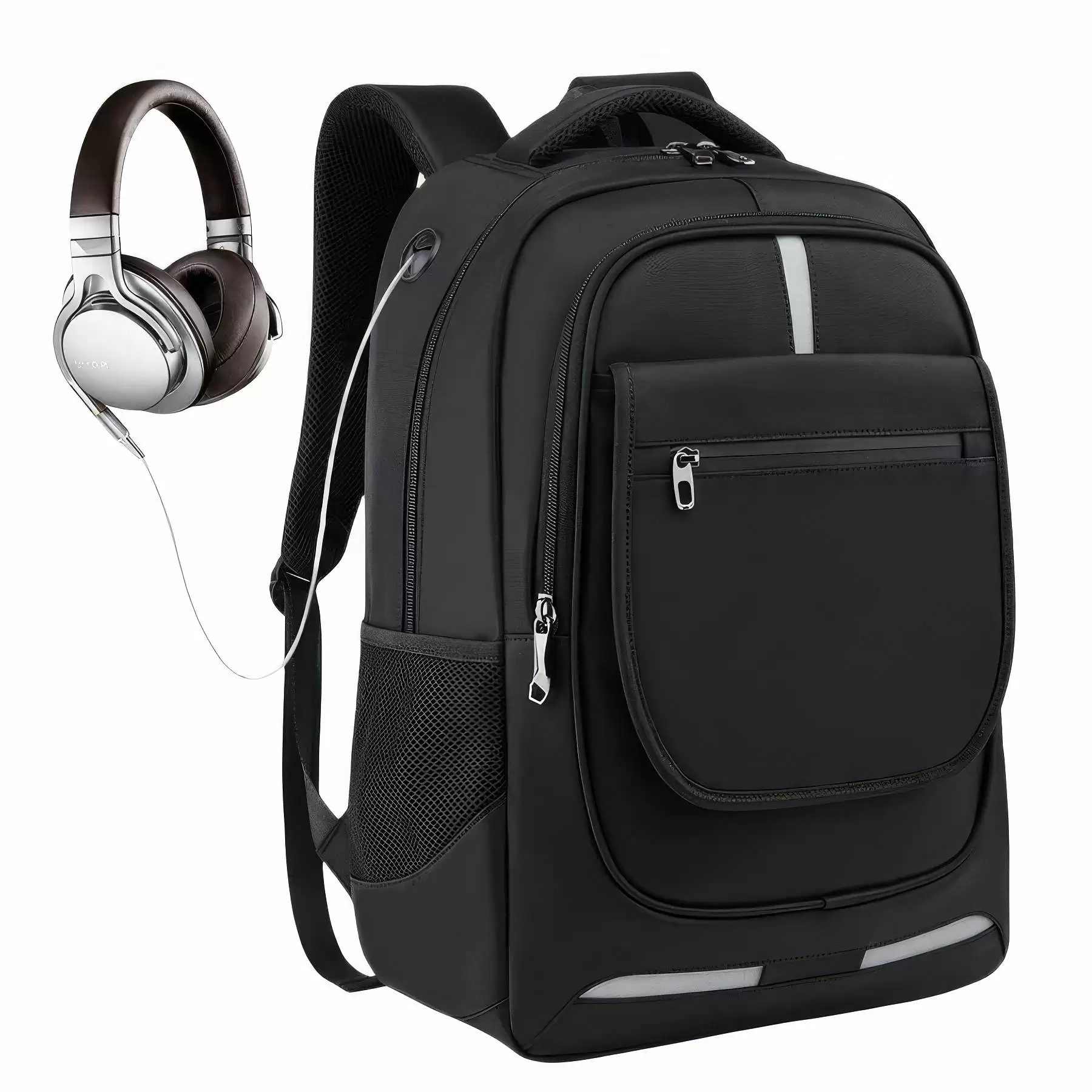 Waterproof Leisure Laptop Bags Decompression With USB Port - Image 2