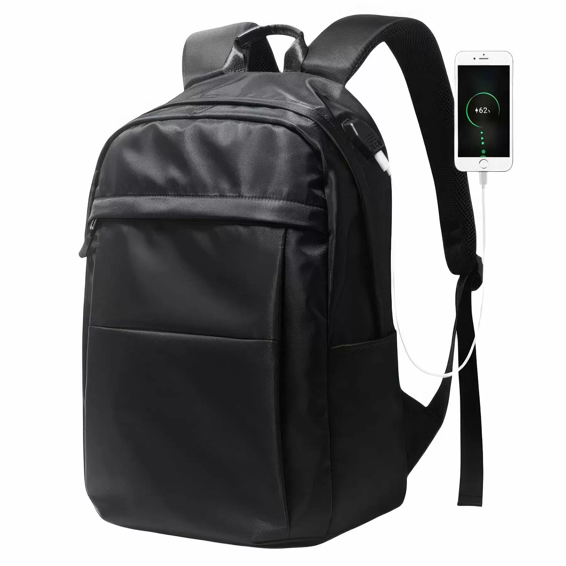 Simple Travel Laptops Backpacks With USB Charging Port - Image 2