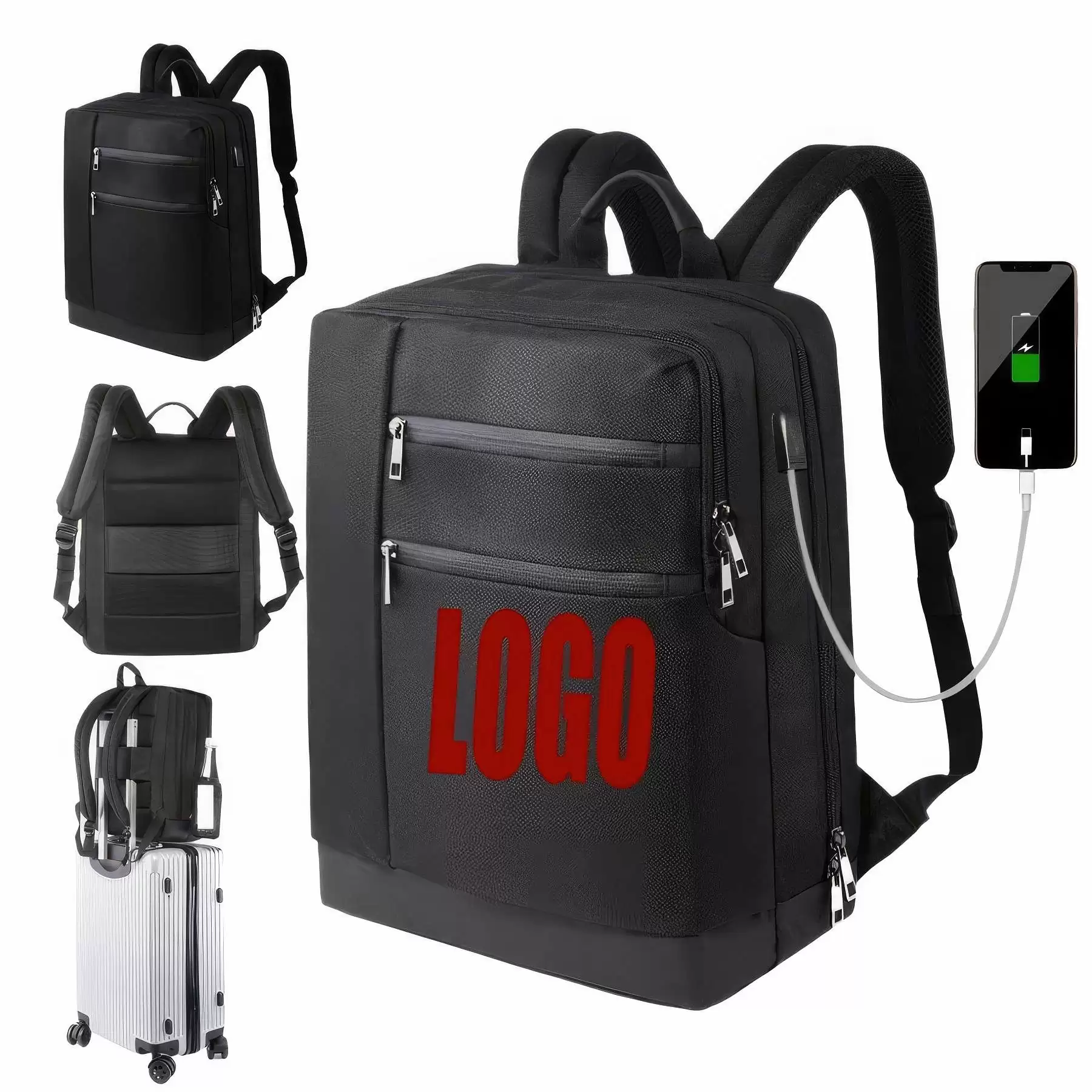 Business Backpacks with USB Charging Port