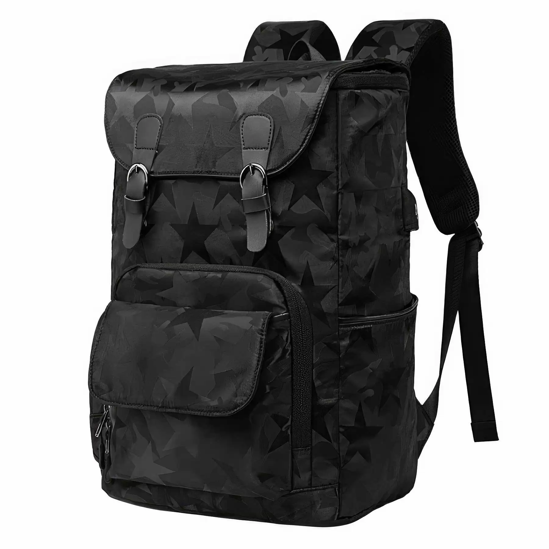 Custom Men's Sports Waterproof Laptop Bags with USB Port - Image 2