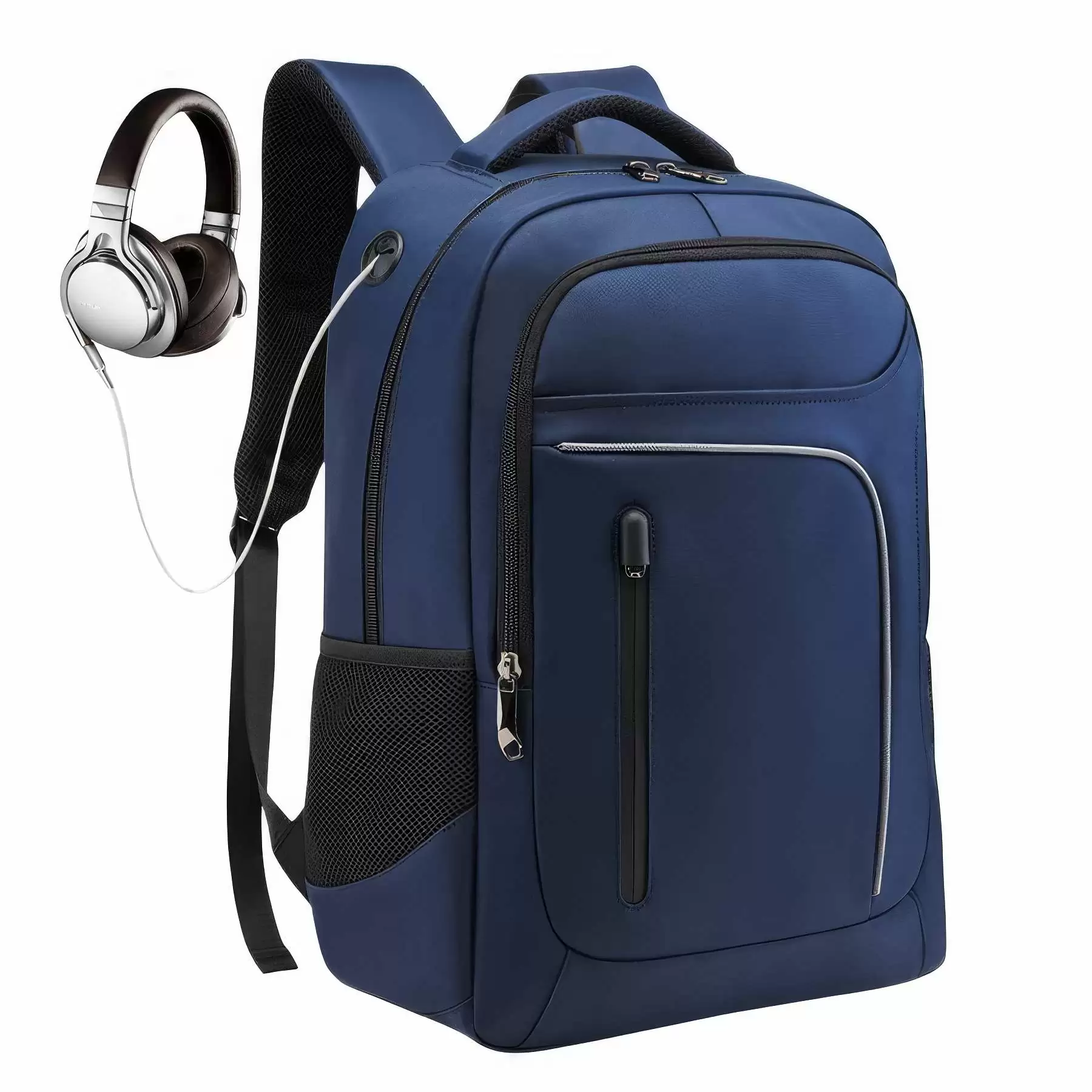 Custom Men's Laptops Backpacks with USB Charging Port - Image 2