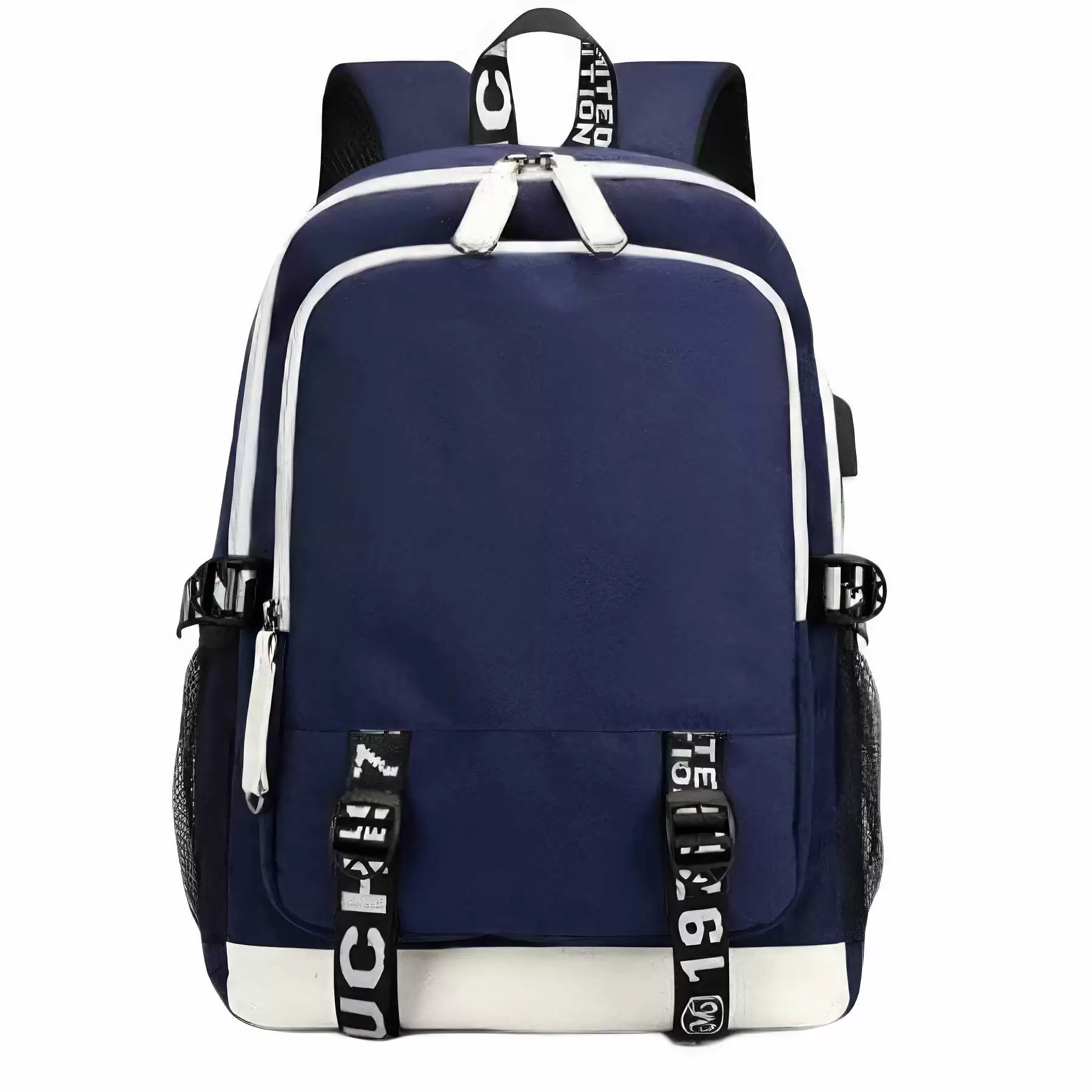 Custom backpacks with Customizable Pattern And USB Port - Image 2
