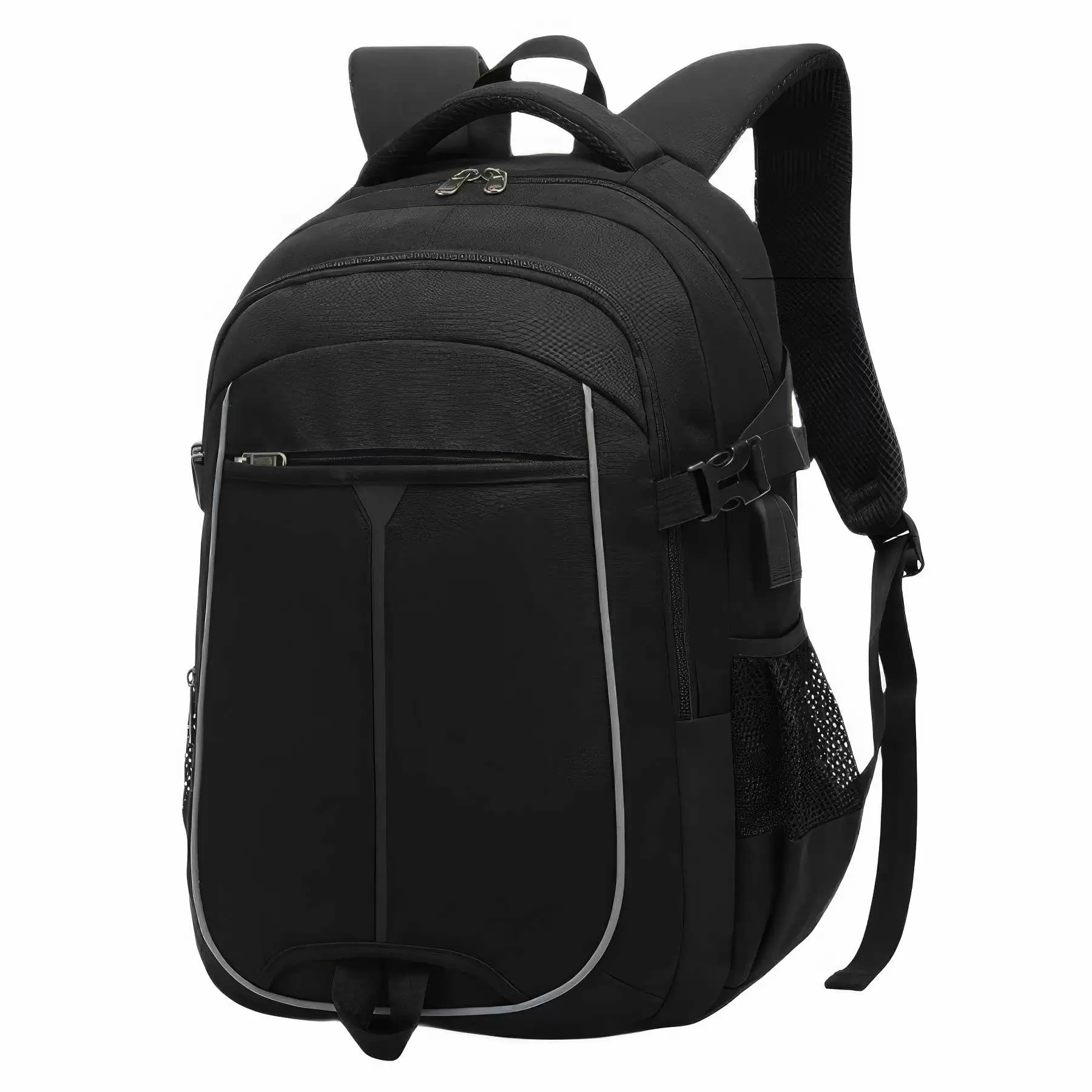 Outdoor Business Travel Backpacks with USB Charging Port - Image 2