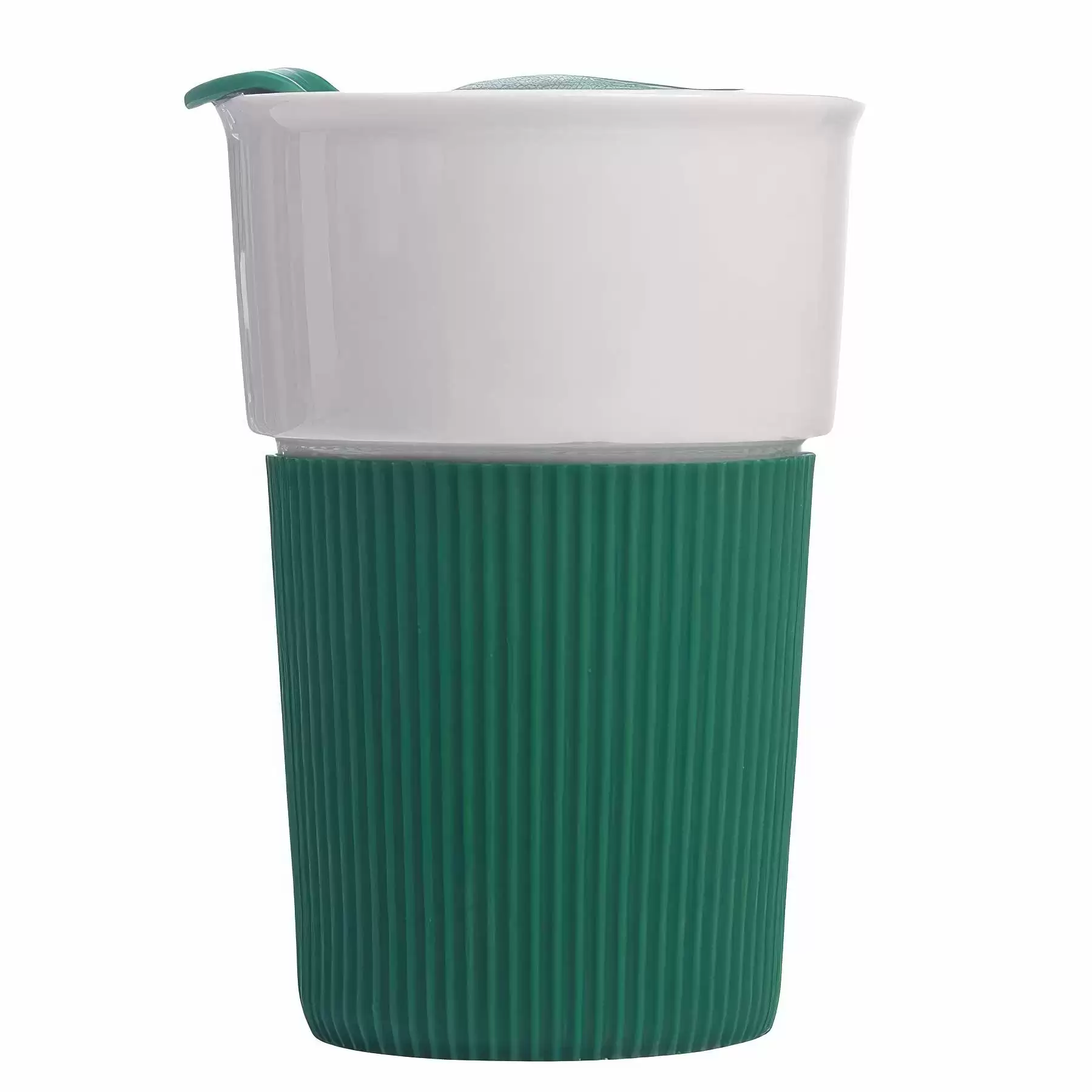 12 Oz Double Layer Covered Coffee Ceramic Mug Gift - Image 2