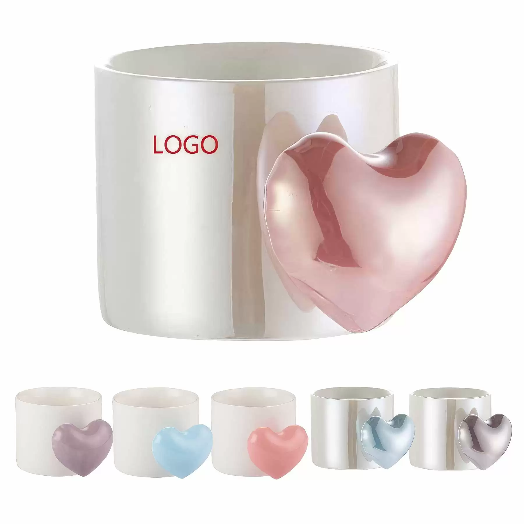 Ceramic Mug Souvenirs & Water Cup Three-Dimensional Love