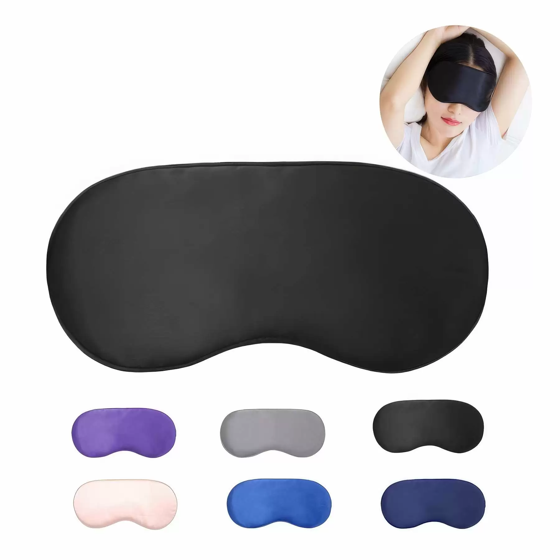 Double Sided Silk Blackout Sleeping Eye Masks