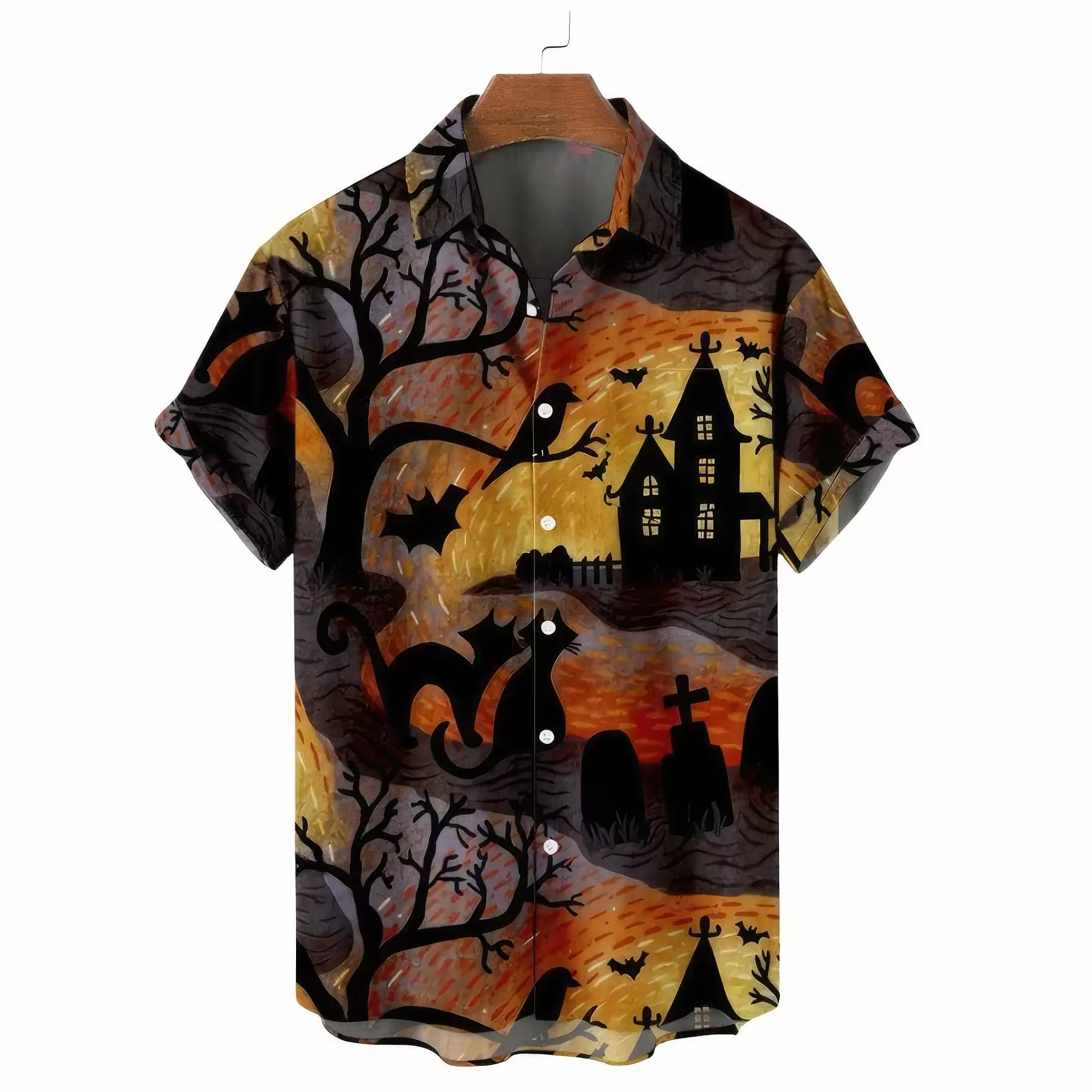 3D Digital Printing Hawaiian Shirt Custom Pattern & Summer - Image 2