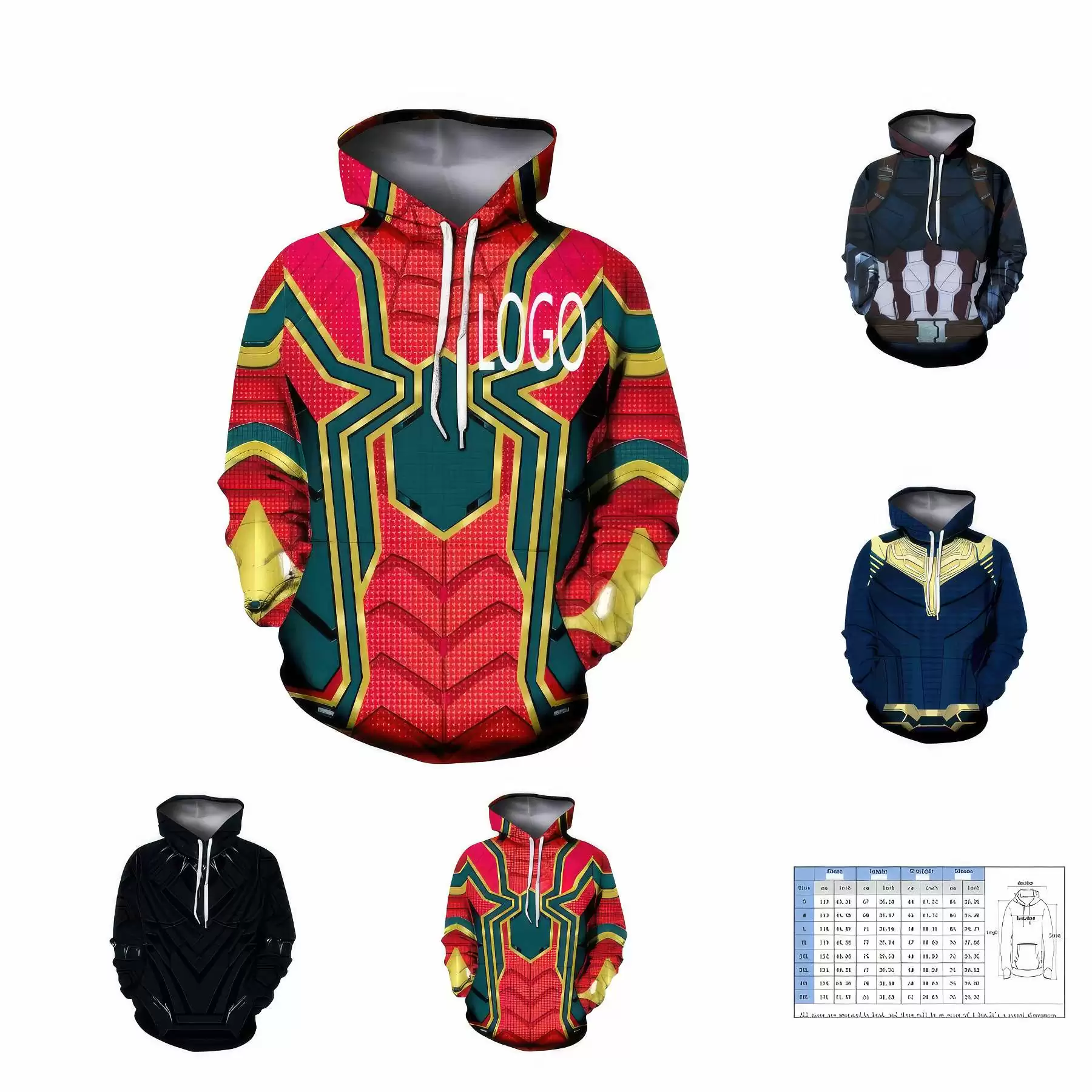 Black Panther Creative Slim Fit Hoodie