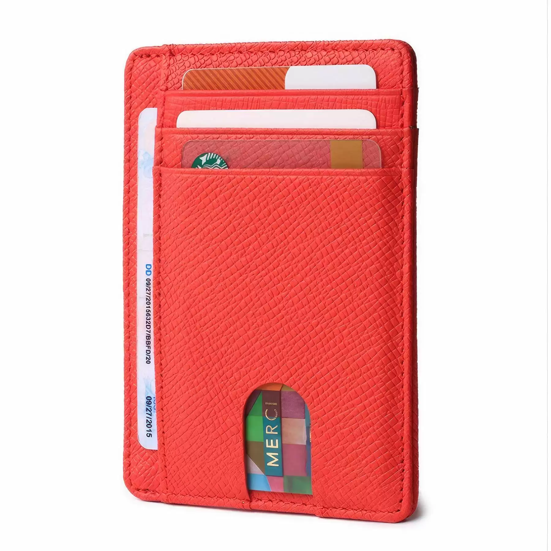 RFID Anti-theft Brush PU Pickup Card Holder - Image 2