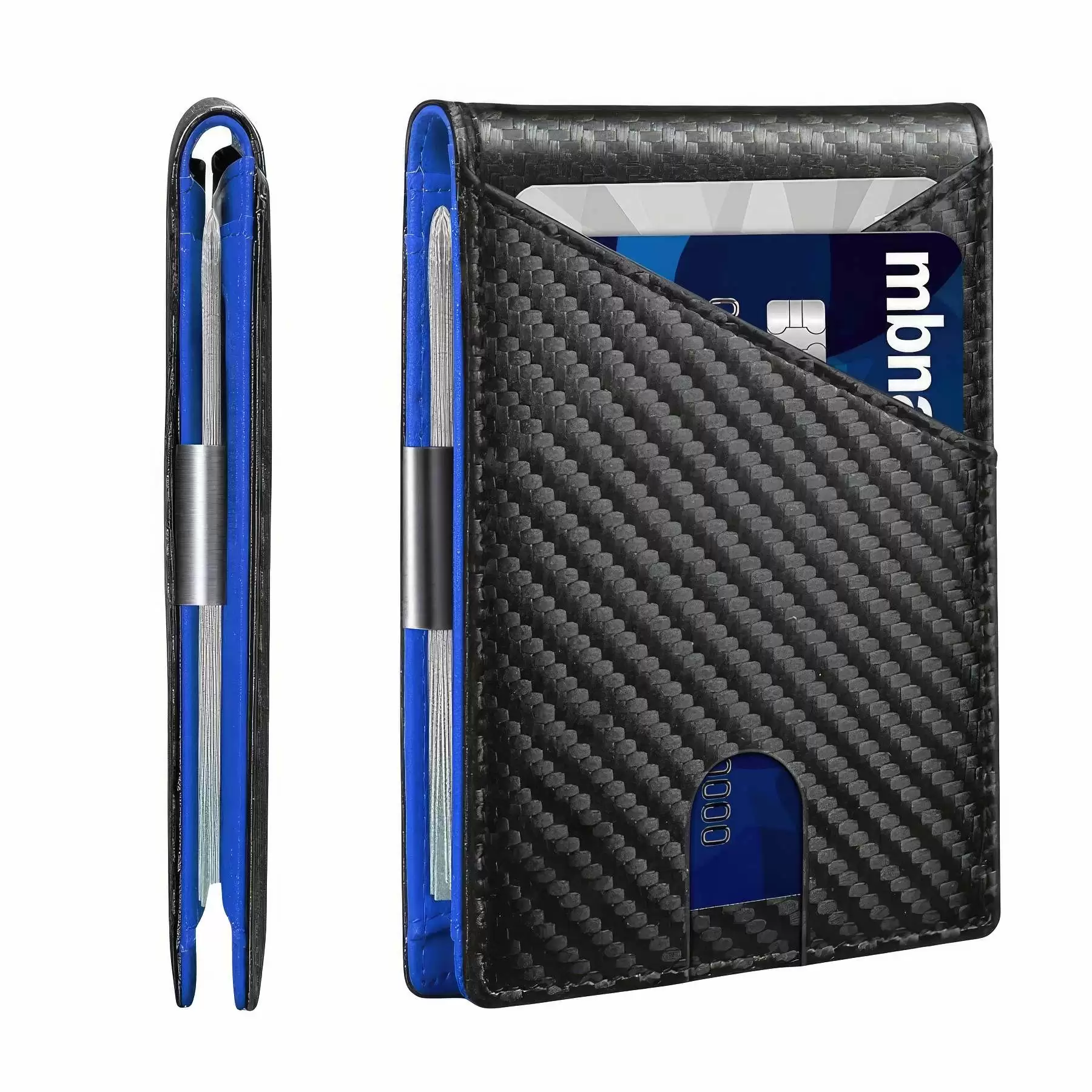 Full Leather Anti-theft Brush Rfid Card Holder for Men - Image 2